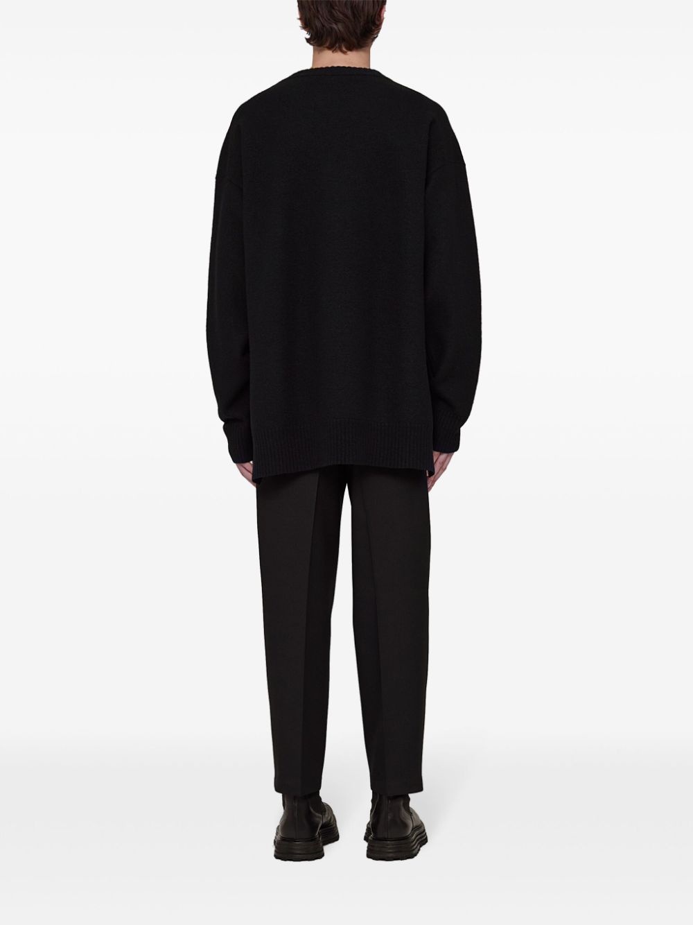 wide-leg tailored trousers - 3