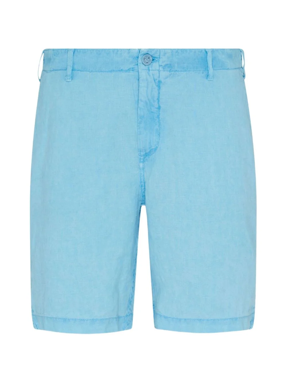 buttoned straight shorts - 1