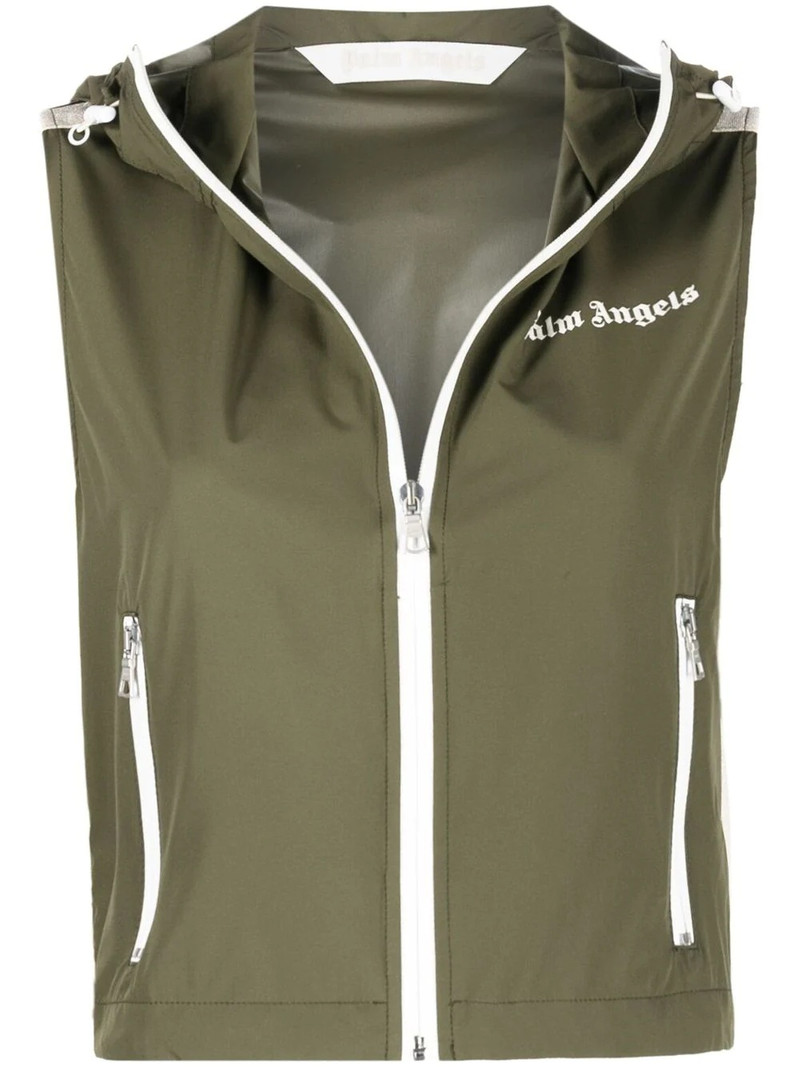 sleeveless hooded jacket 1