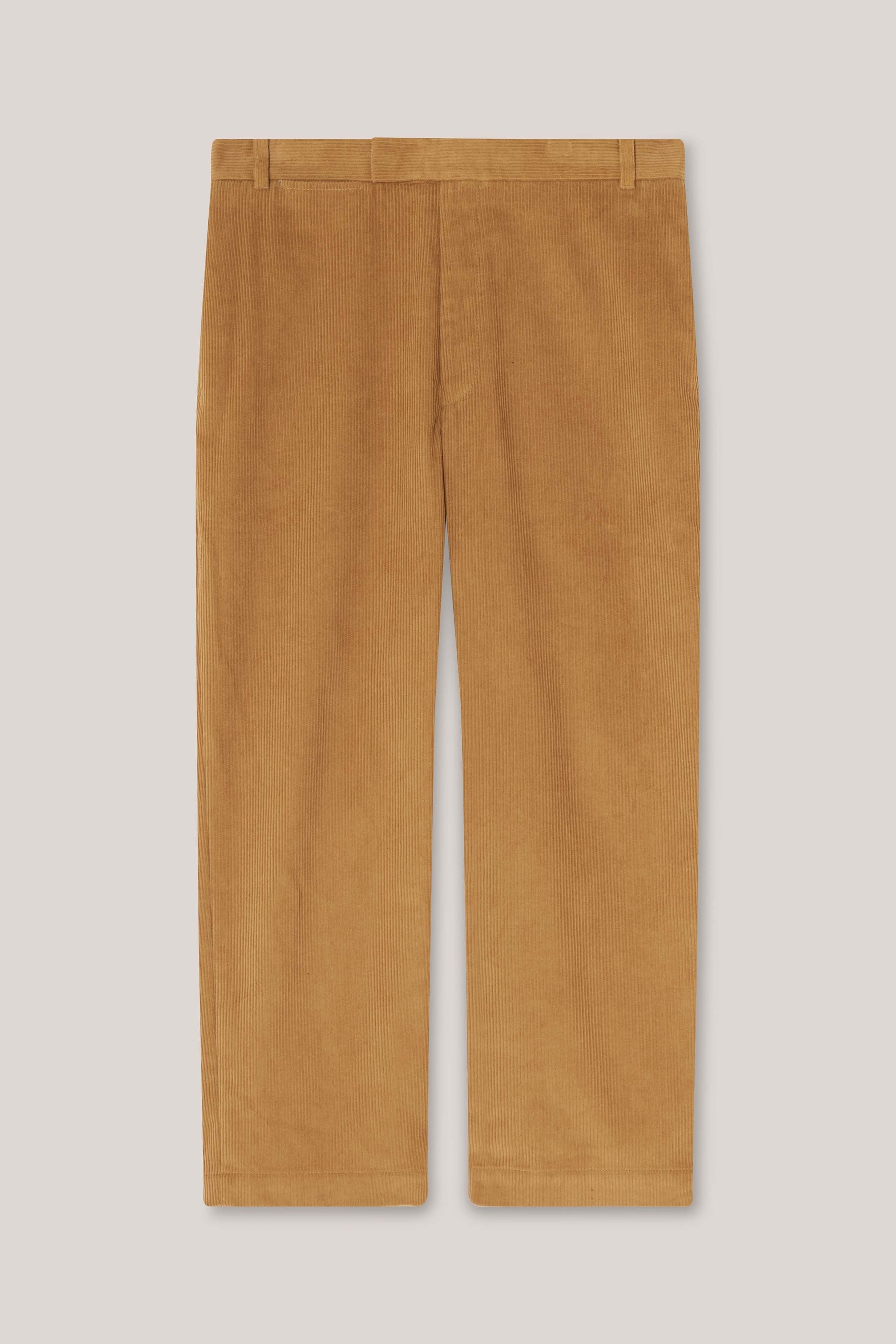 Straight Leg Cotton Trousers - 4