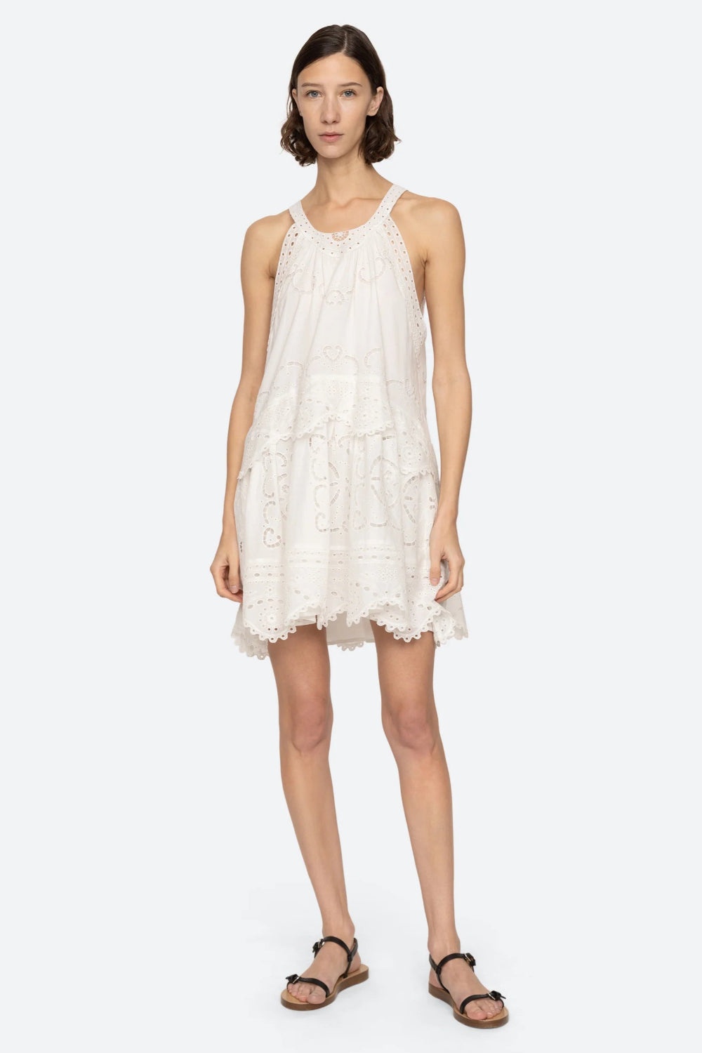 Dahlia Eyelet Tank Dress - 2