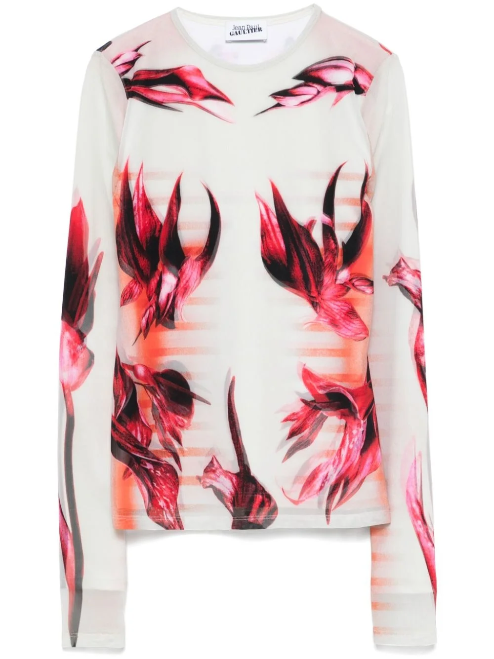 double-layered printed top - 1