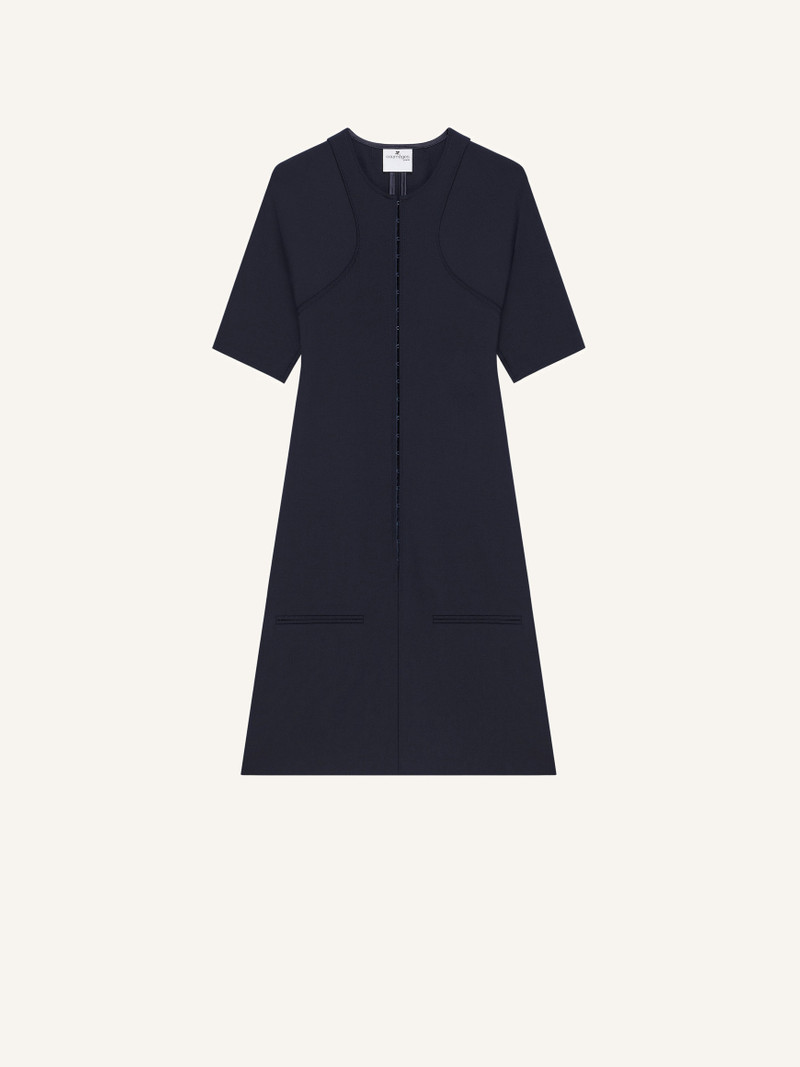 MINI A-LINE SCUBA DRESS 1