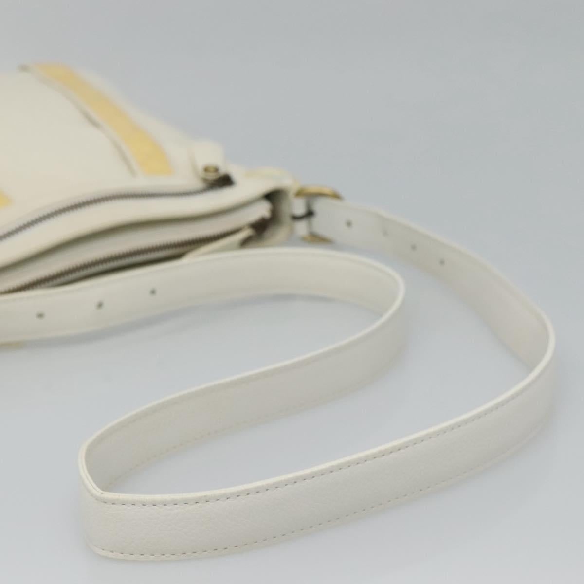 Burberry Shoulder Bag Leather White - 7