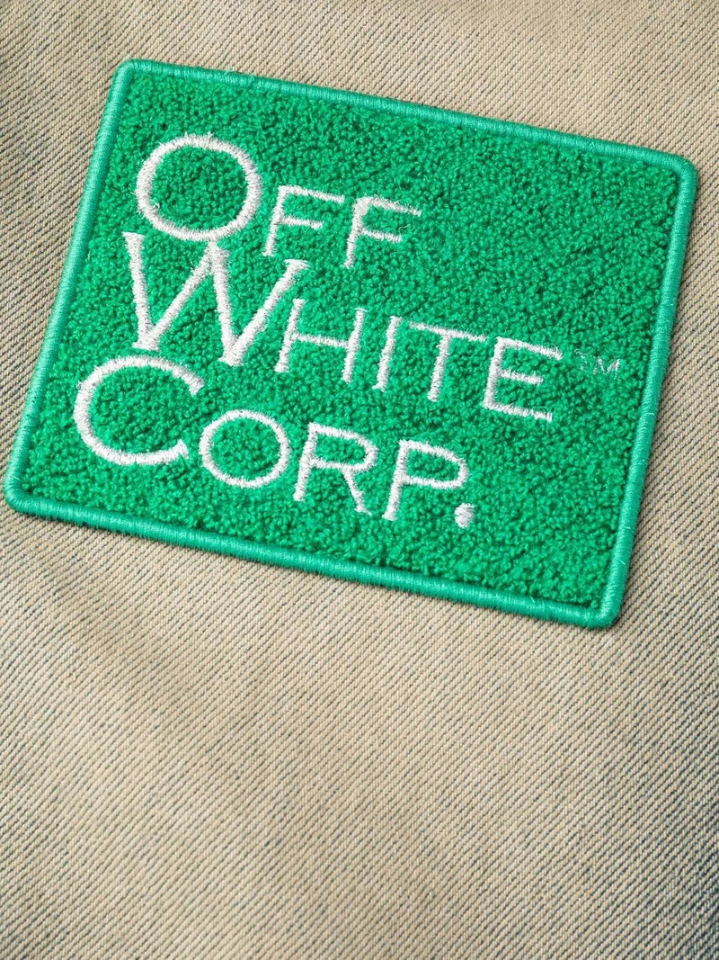 Diag Straight-Leg Bleached Appliquéd Jeans 6