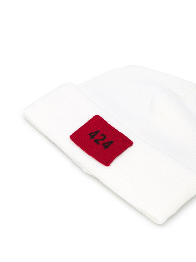 424 logo patch beanie outlook