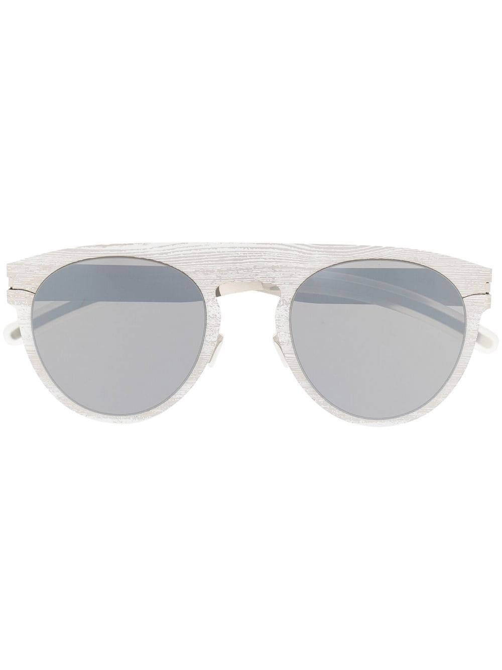 round-frame tinted sunglasses - 1