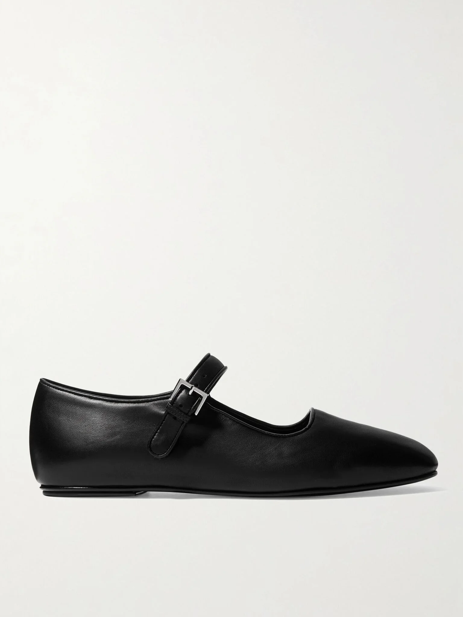 Ava leather Mary Jane ballet flats Black - 1