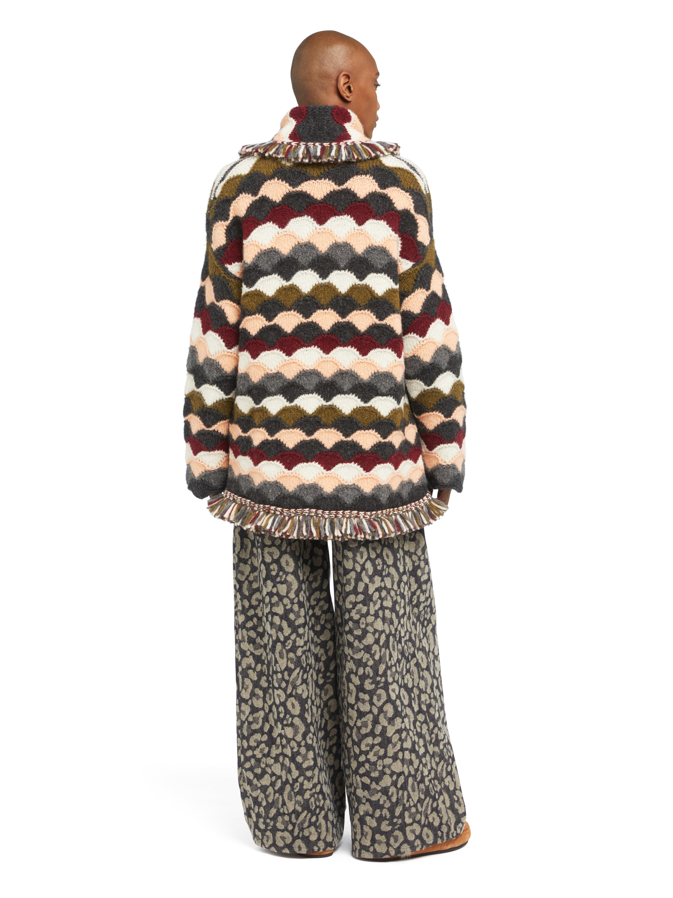 Shattered Stripes Cardigan - 7