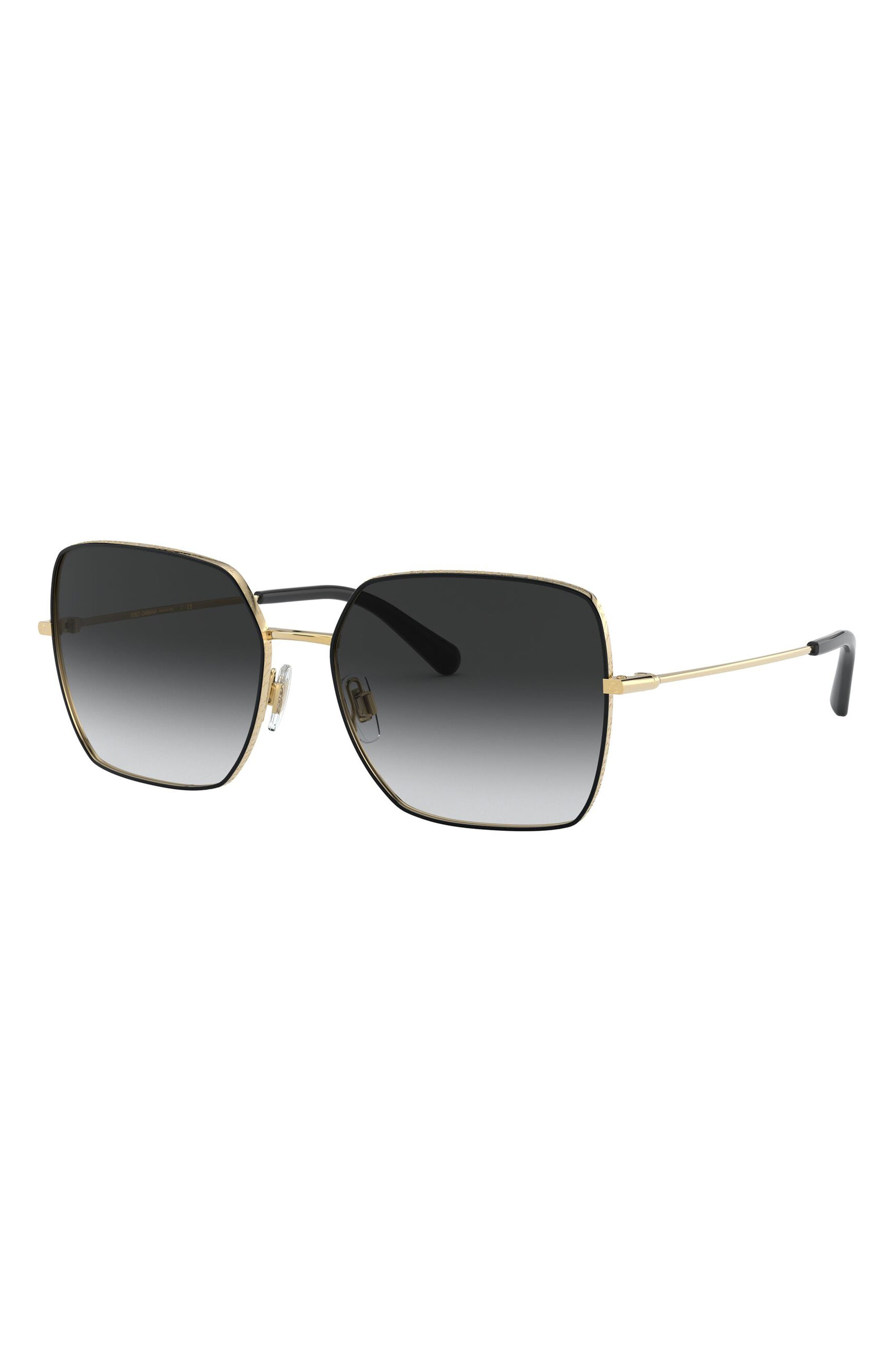 57mm Gradient Square Sunglasses - 4