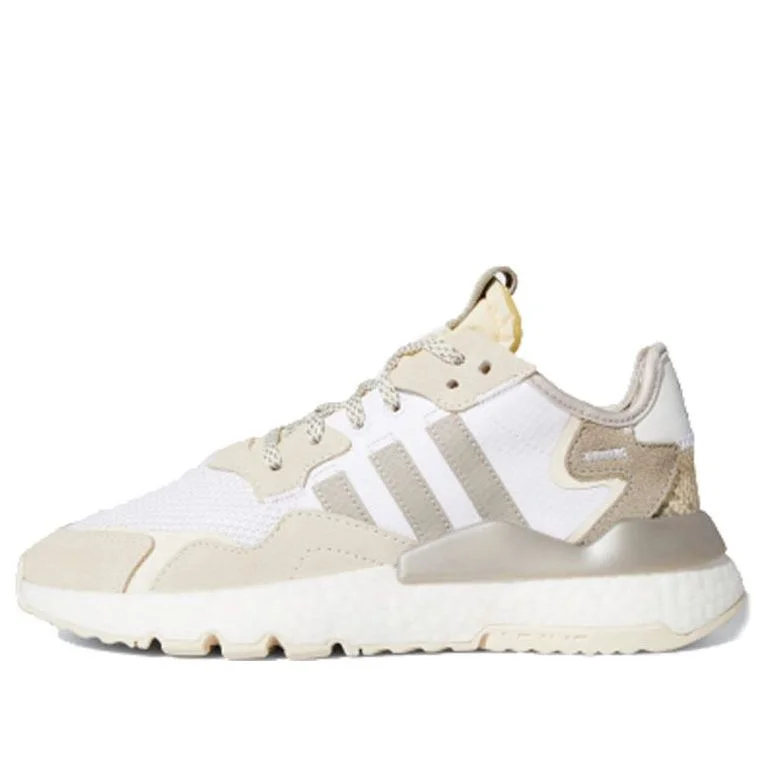 (WMNS) adidas originals Nite Jogger 'White Brown' FV3881 - 1