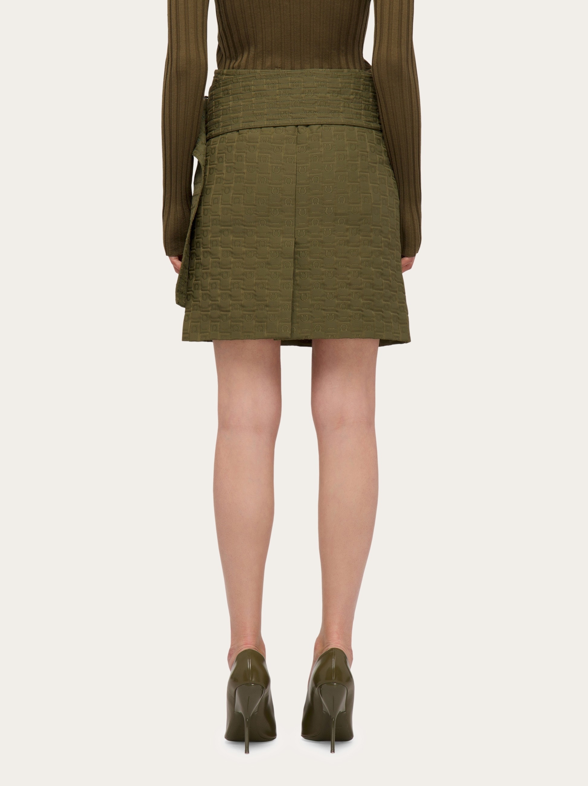 Ferragamo monogram skirt - 4