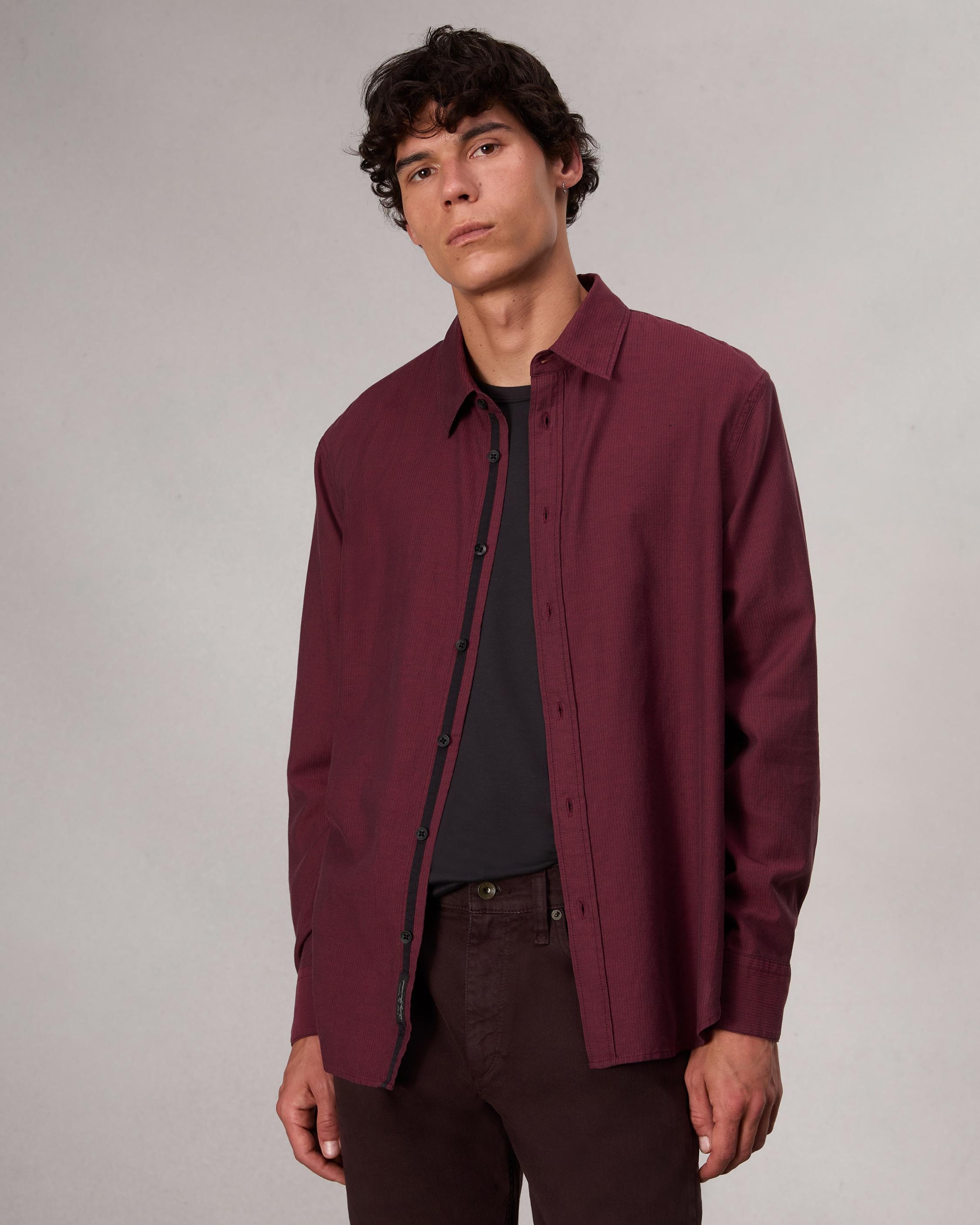 Finch Textured Striped Shirt - 2