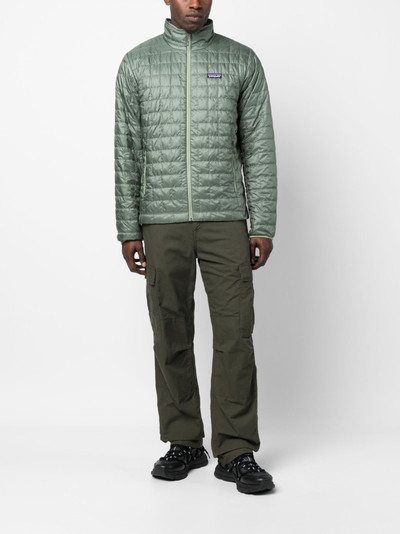 Patagonia logo-patch padded jacket outlook