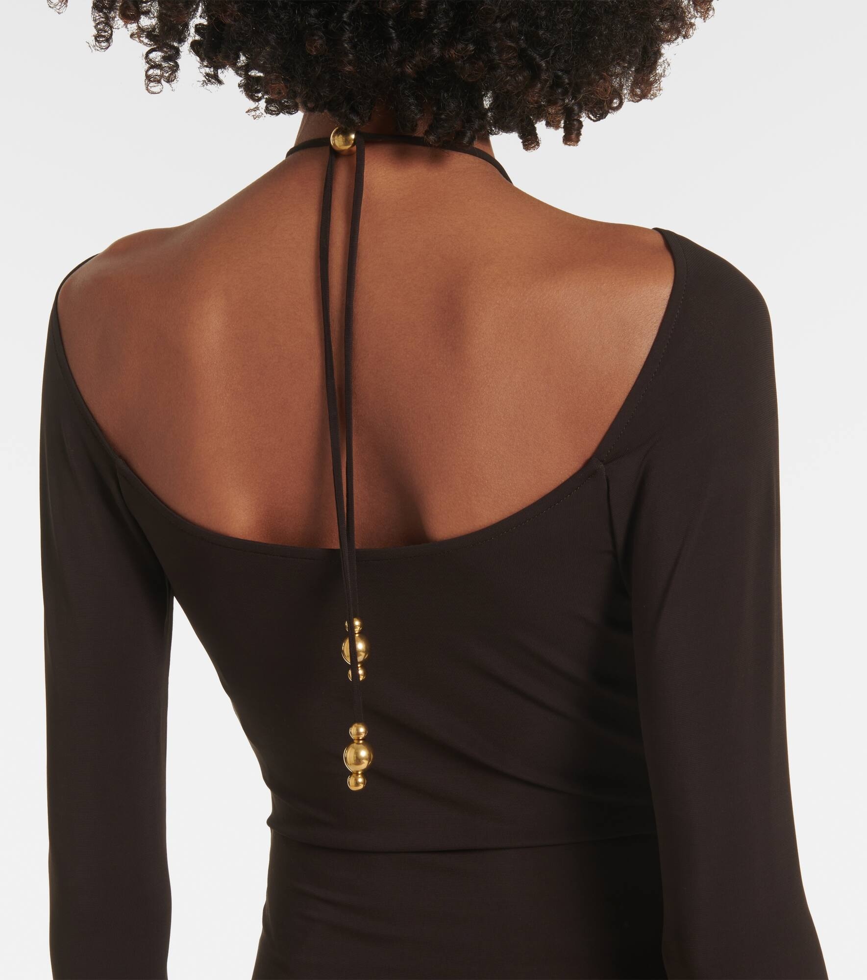 Off-shoulder midi dress - 6