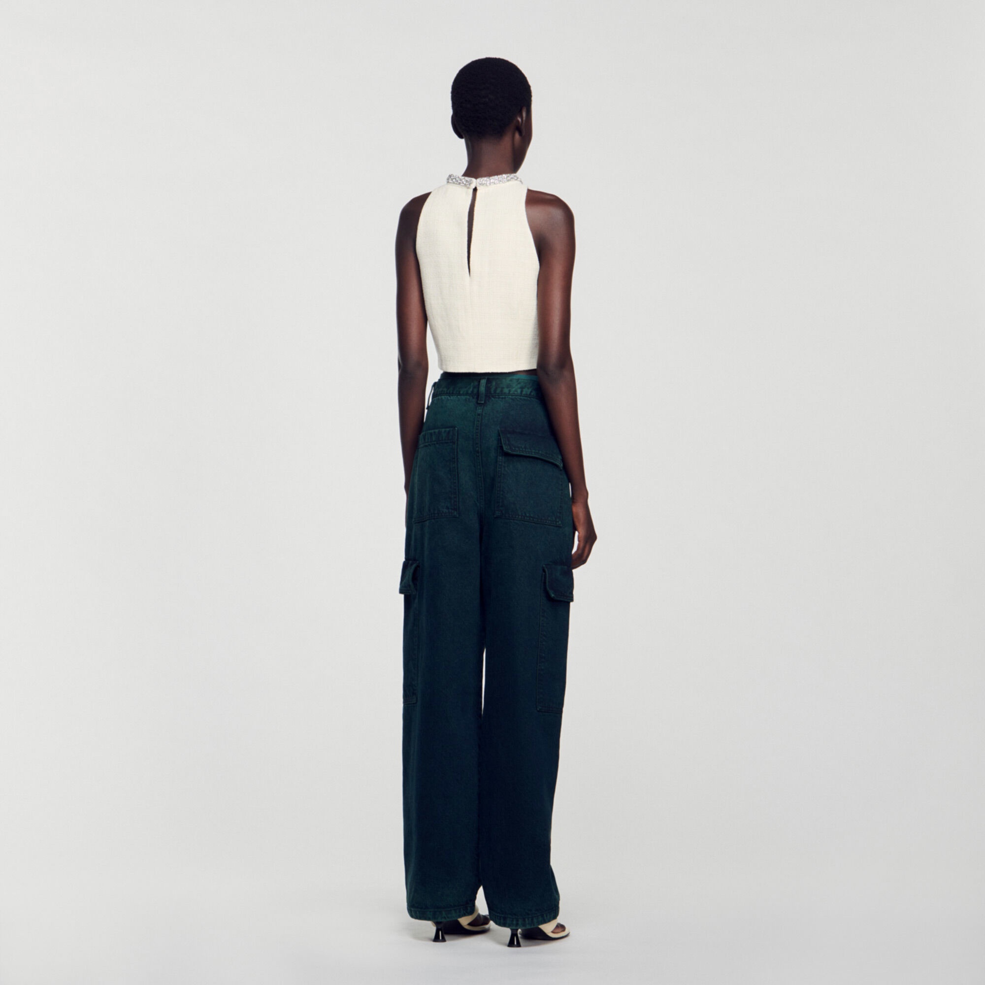 TWEED CROPPED TOP - 6
