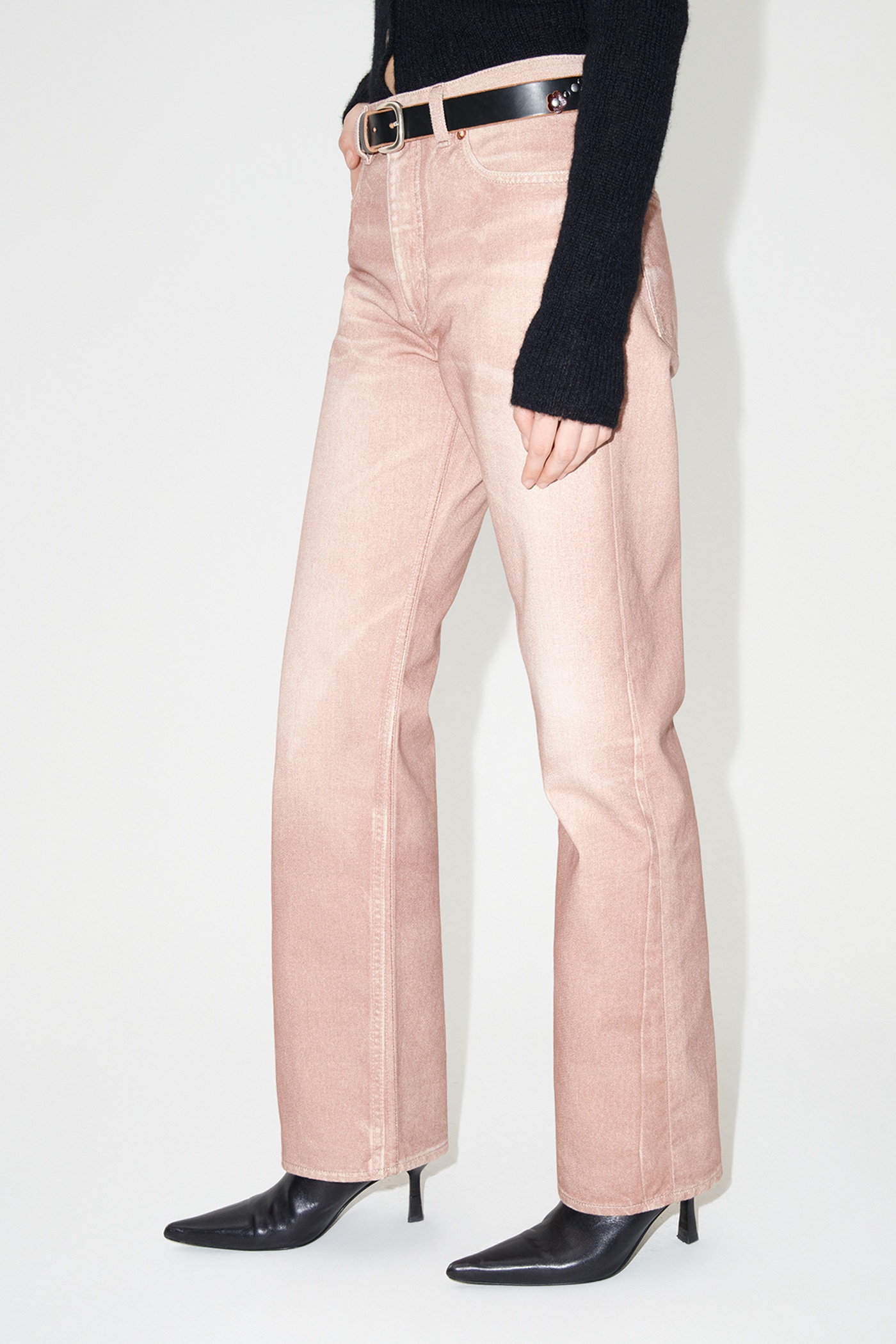 Linear Cut Digital Rust Denim - 4