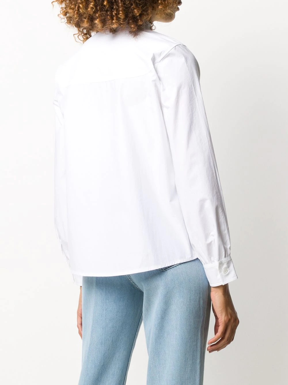 classic collar longsleeved shirt - 4