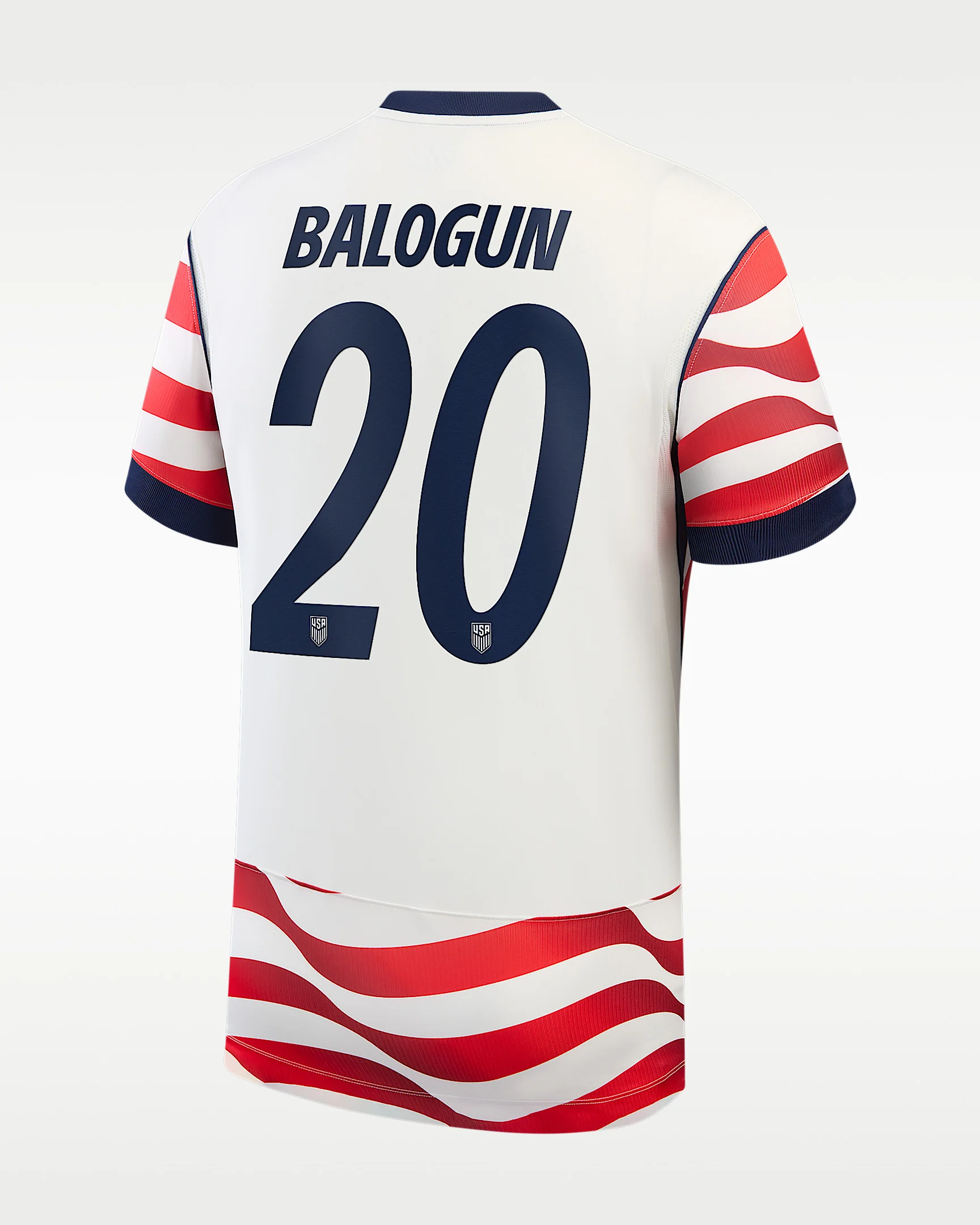Folarin Balogun USMNT 2026 Stadium Home Men's Nike Dri-FIT Soccer Jersey - 1