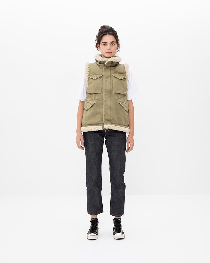 MIL BOA VEST W KHAKI - 3