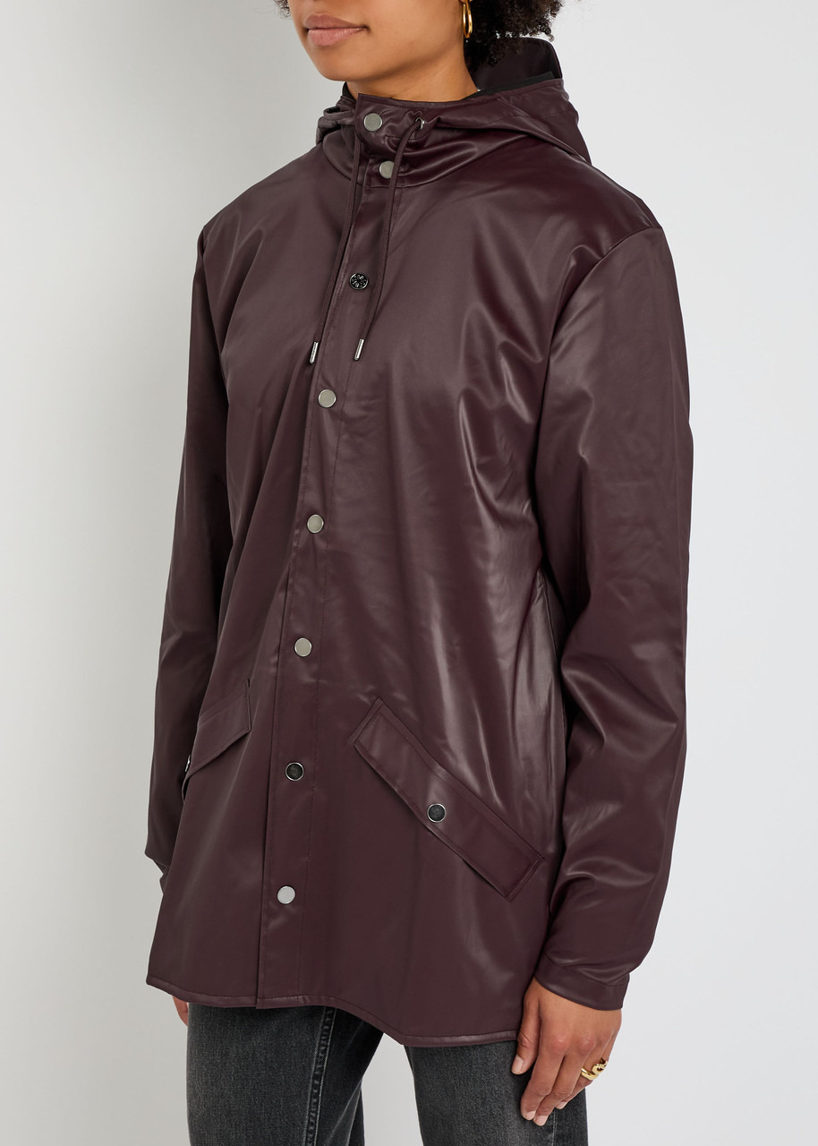 Rains W3 Hooded Rubberised Jacket - 2