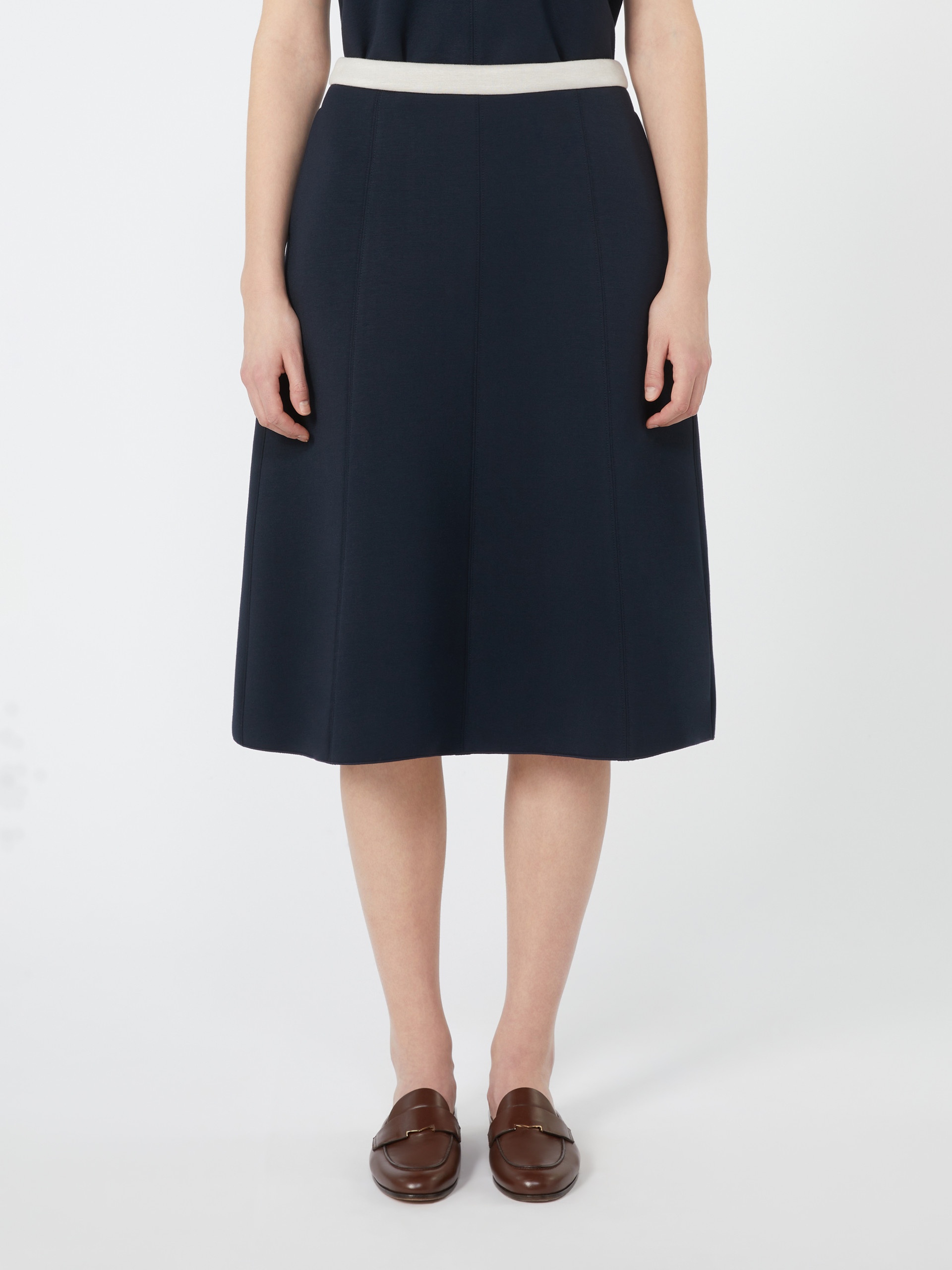 ABACO Pleated jersey skirt - 3
