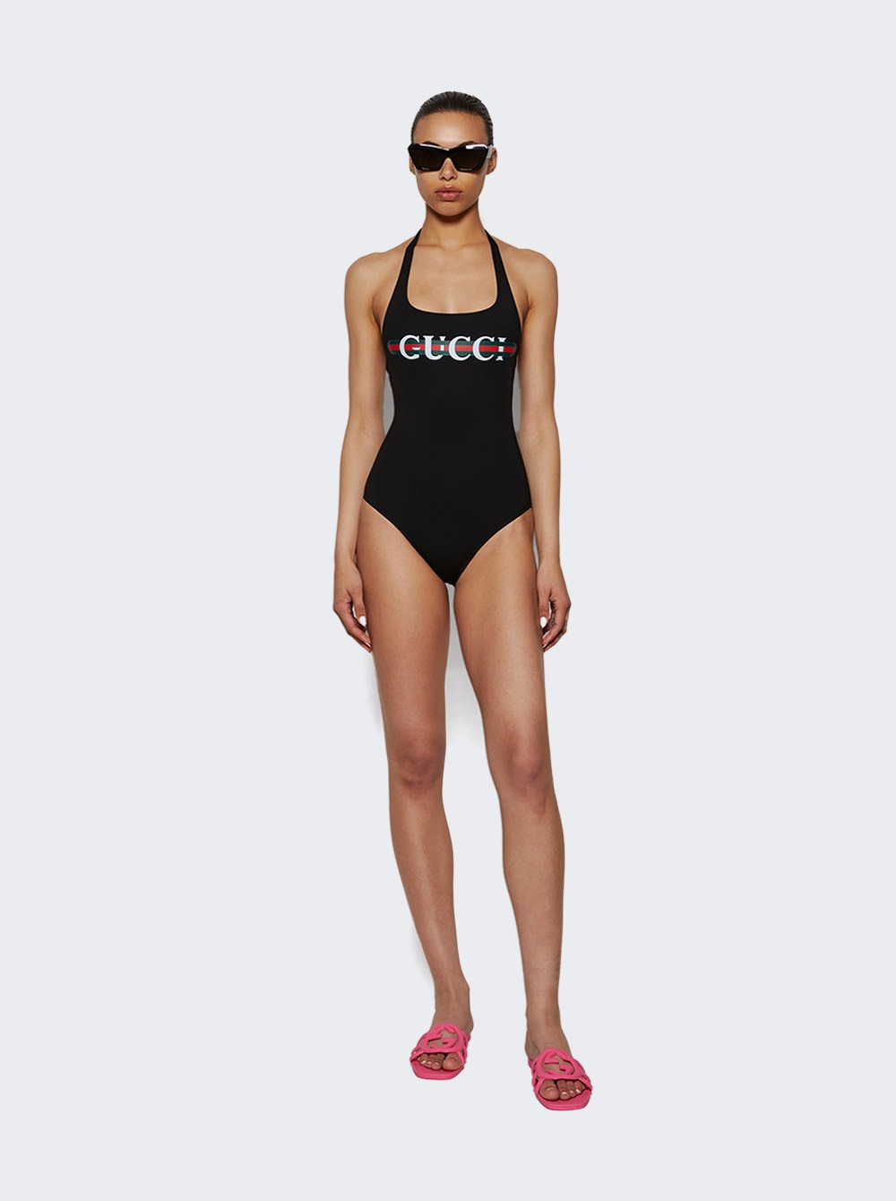 1 Piece Sparklng Swimsuit Anthracite - 5