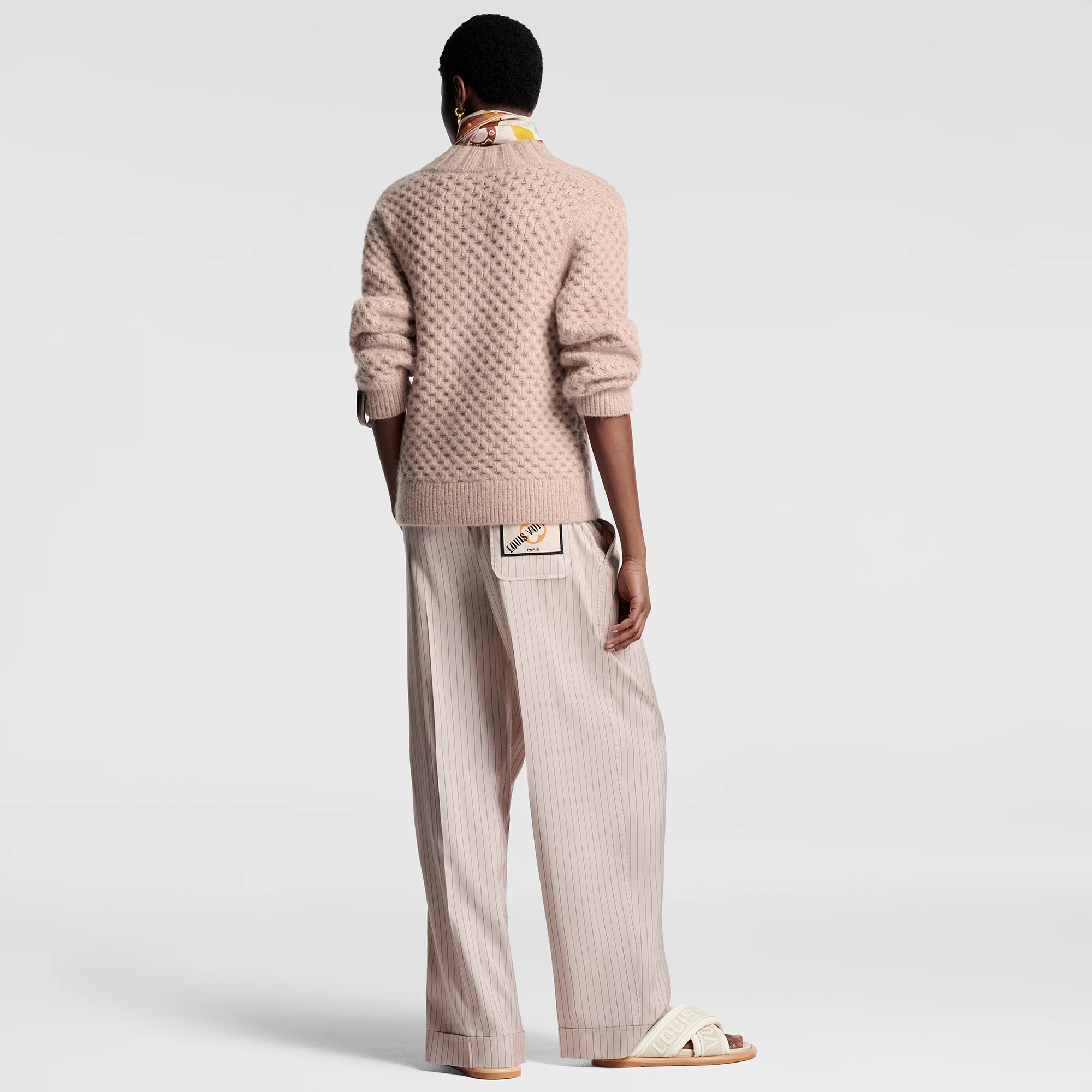 Honeycomb Knit Pullover - 3