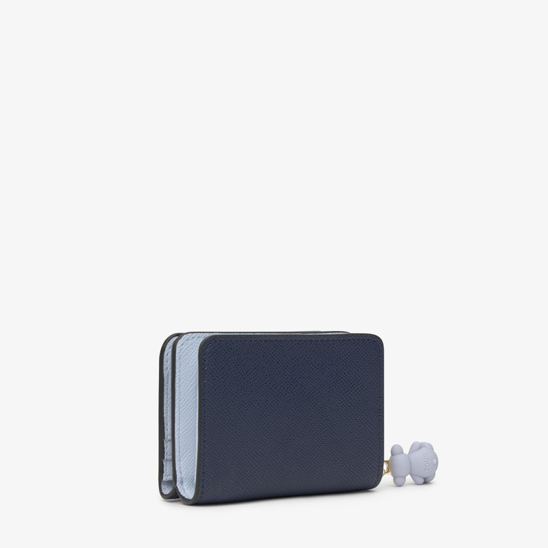 TOUS Medium navy blue Card wallet TOUS Doble Audree Saffiano outlook
