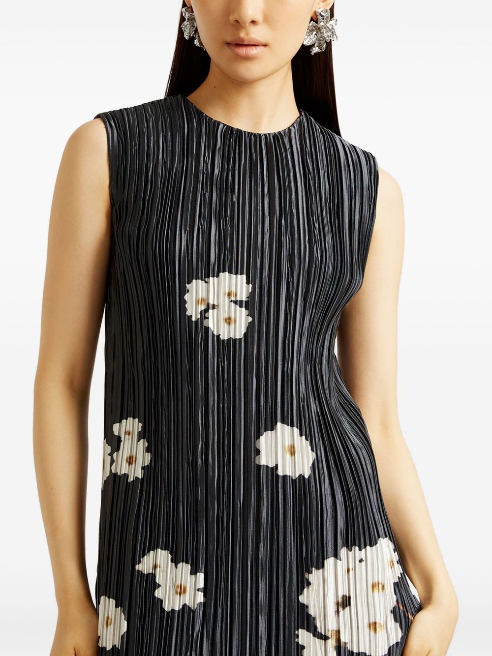 pleated midi dress - 5