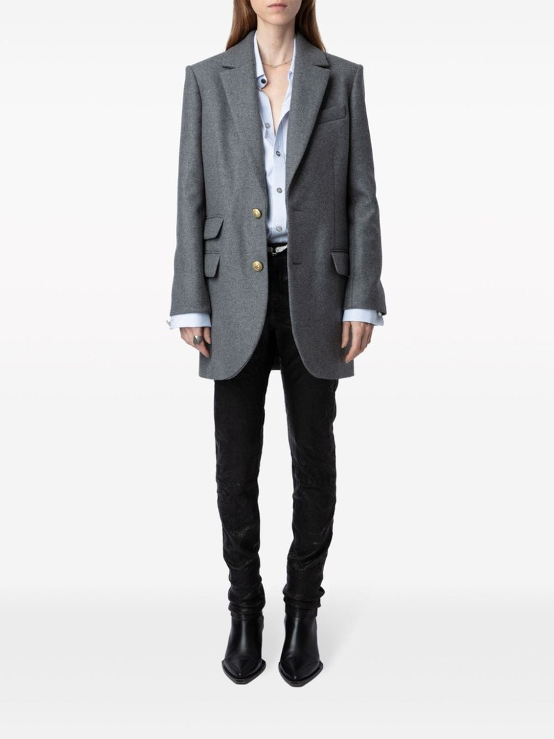 Zadig & Voltaire Violet single-breasted coat outlook