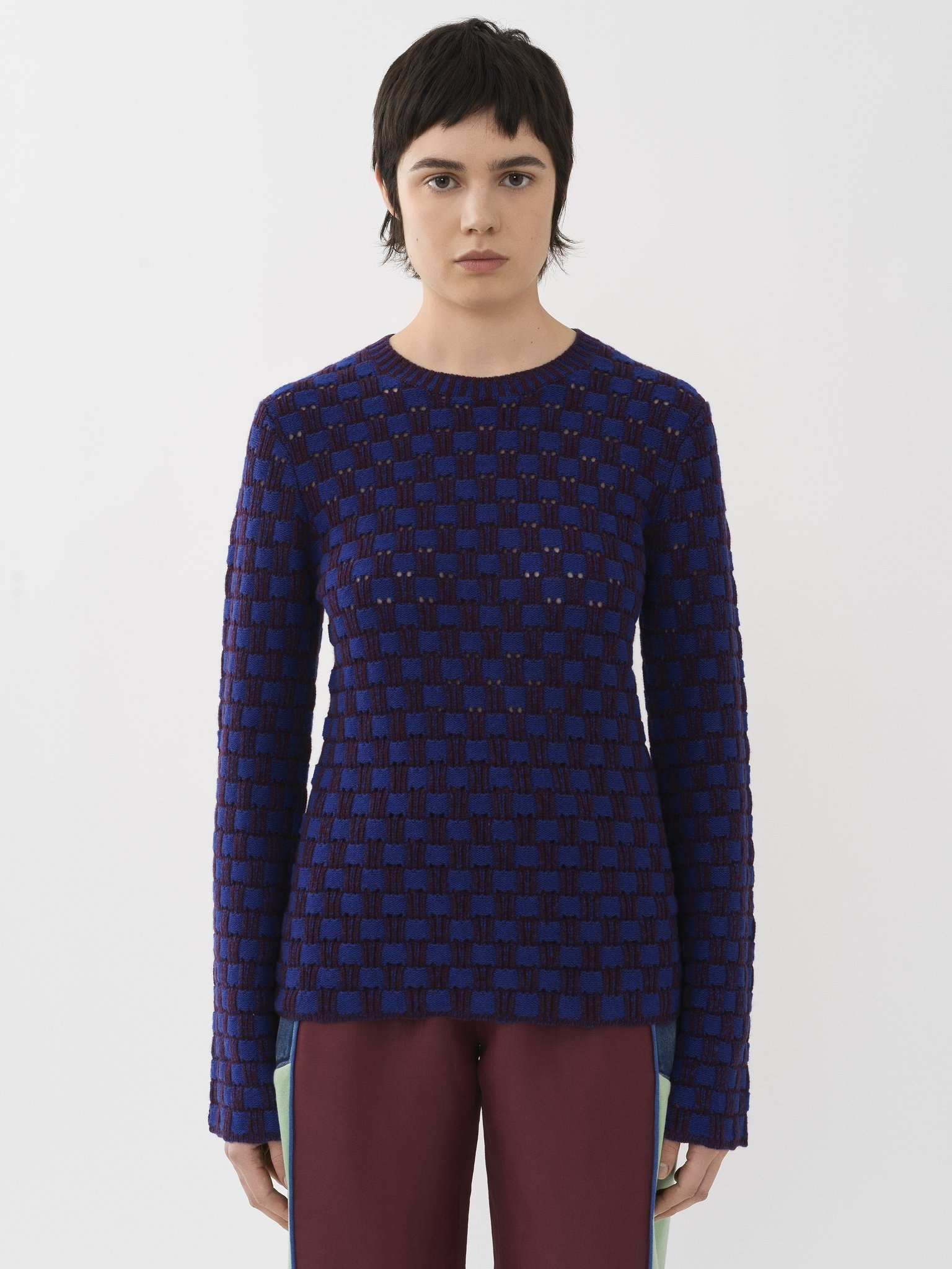 TRUMPET-SLEEVE SWEATER - 2