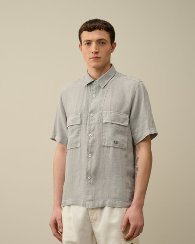C.P. Company Linen Short Sleeved Shirt outlook