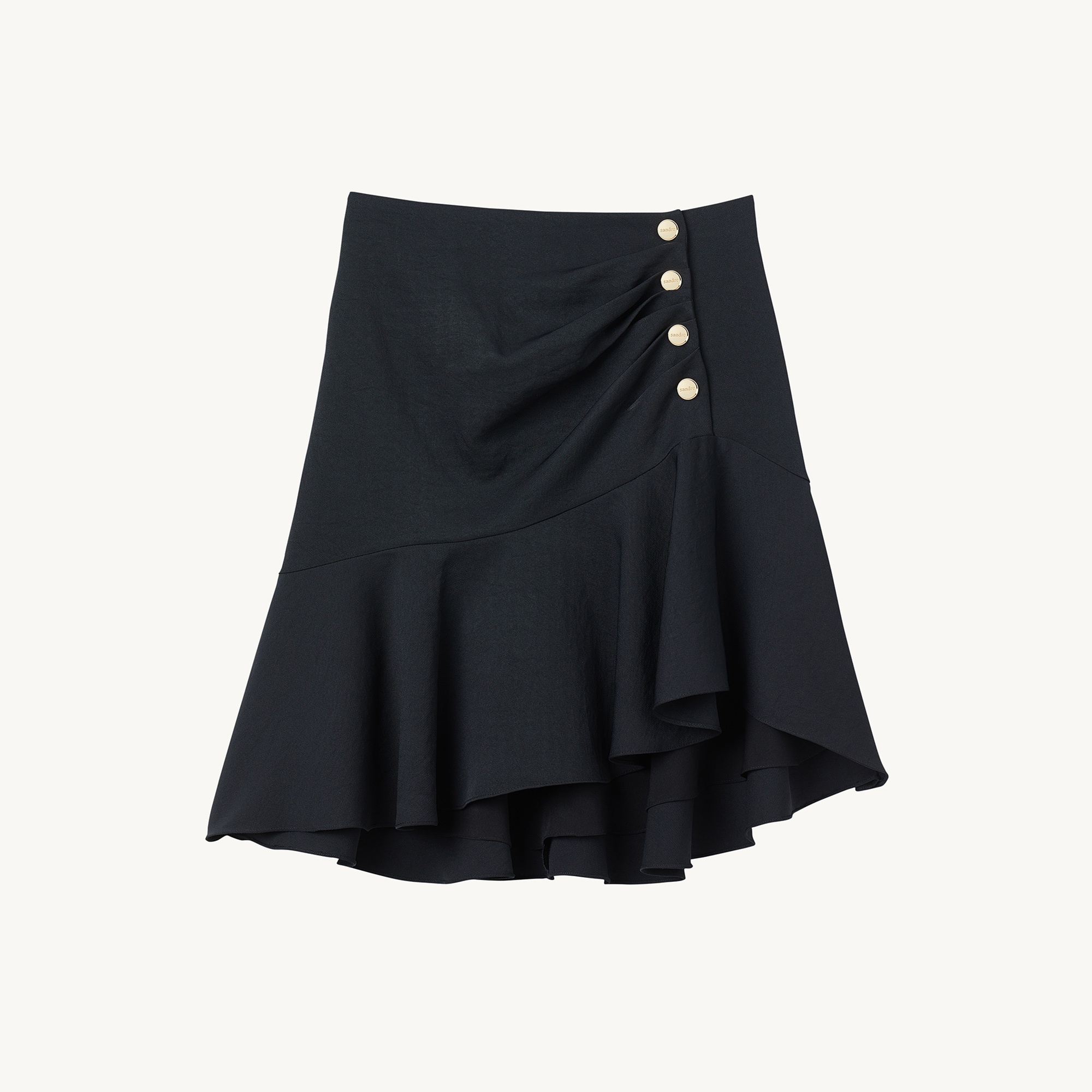 Short asymmetric skirt - 1