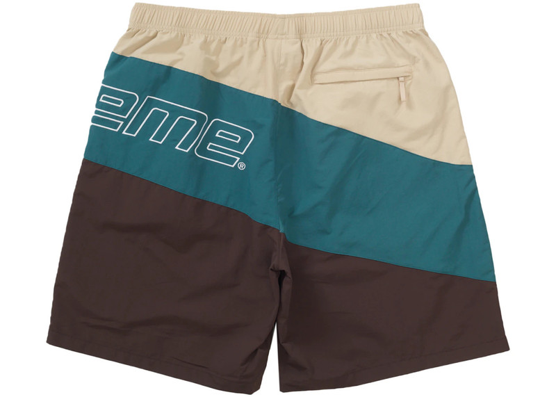 Supreme Supreme Curve Nylon Short Brown outlook