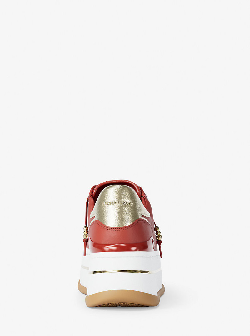 Hayes Embellished Leather Platform Sneaker 5