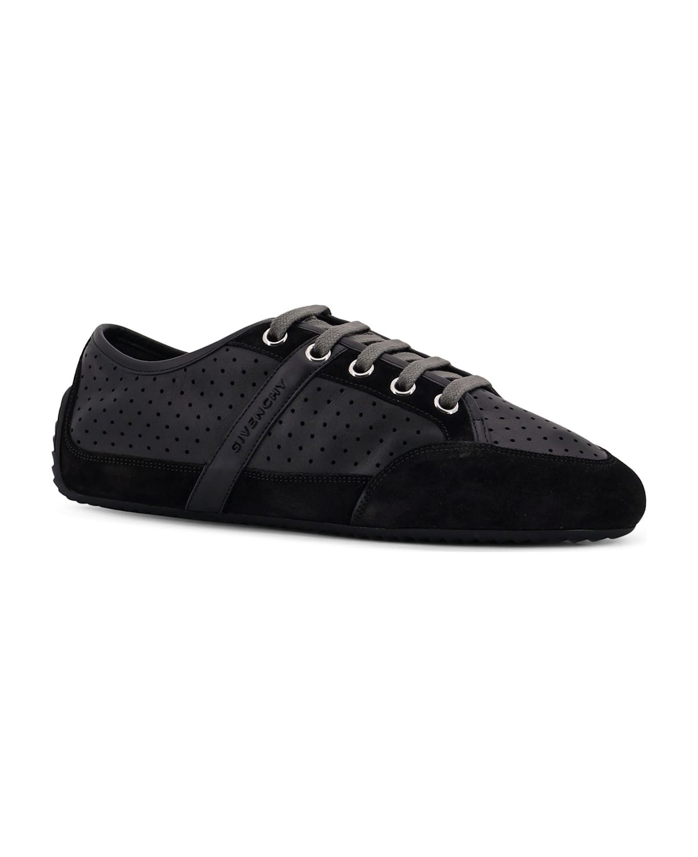 Baskets Low-top Leather And Suede Sneakers - 2