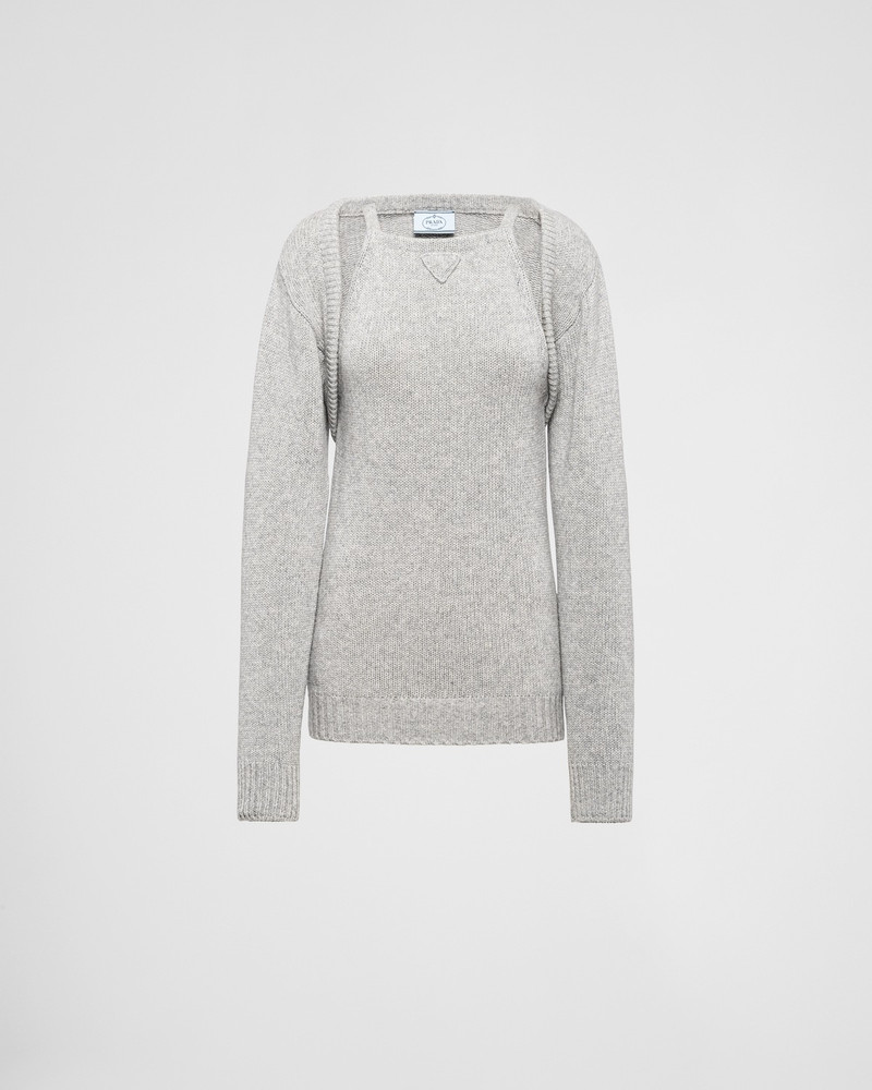 Wool and cashmere twinset 1