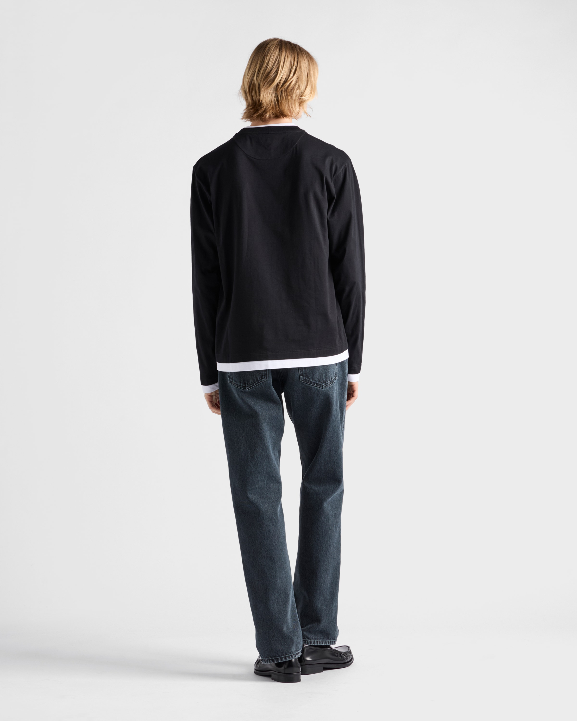 Long-sleeved cotton T-shirt - 5