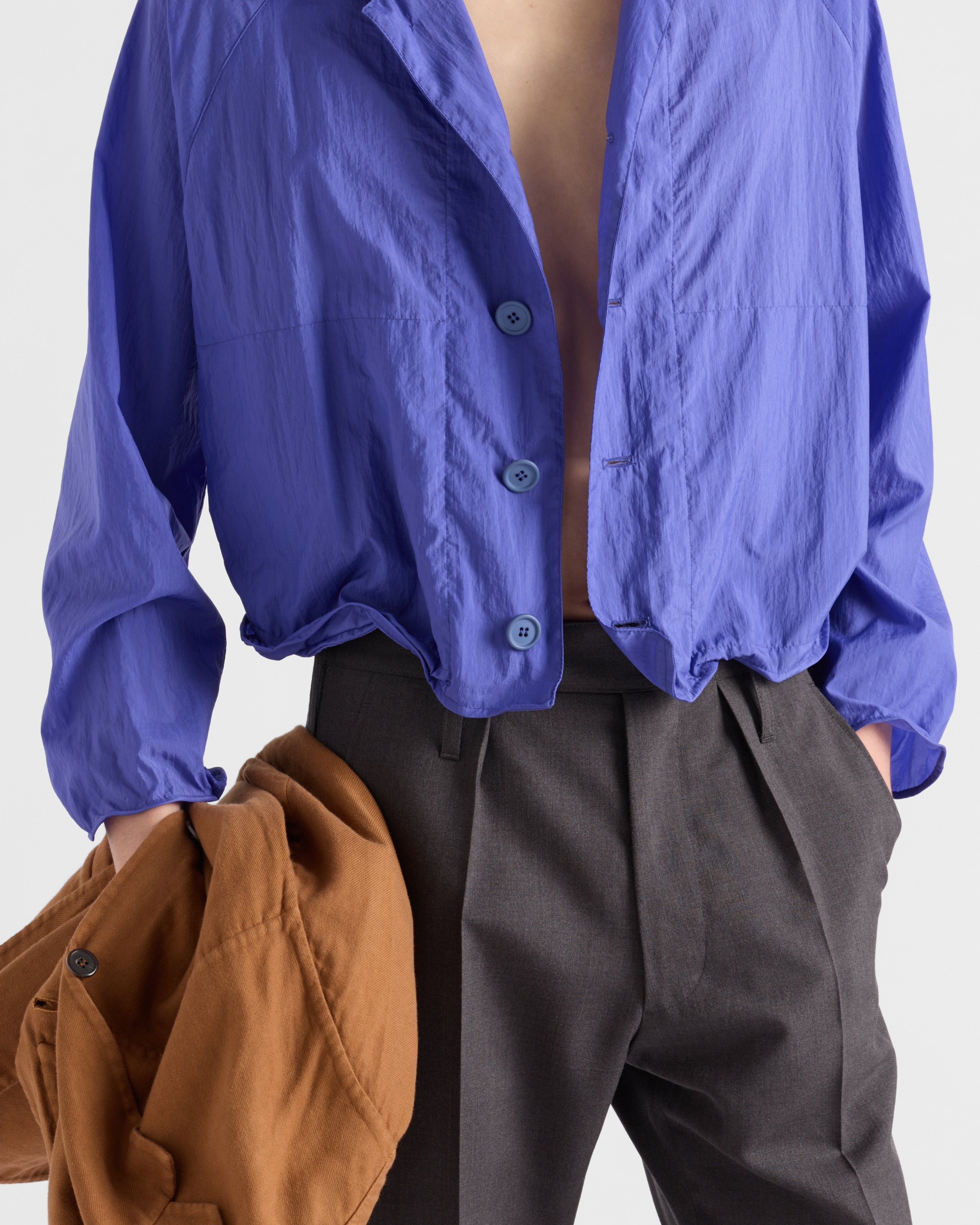 Nylon blouson jacket - 4