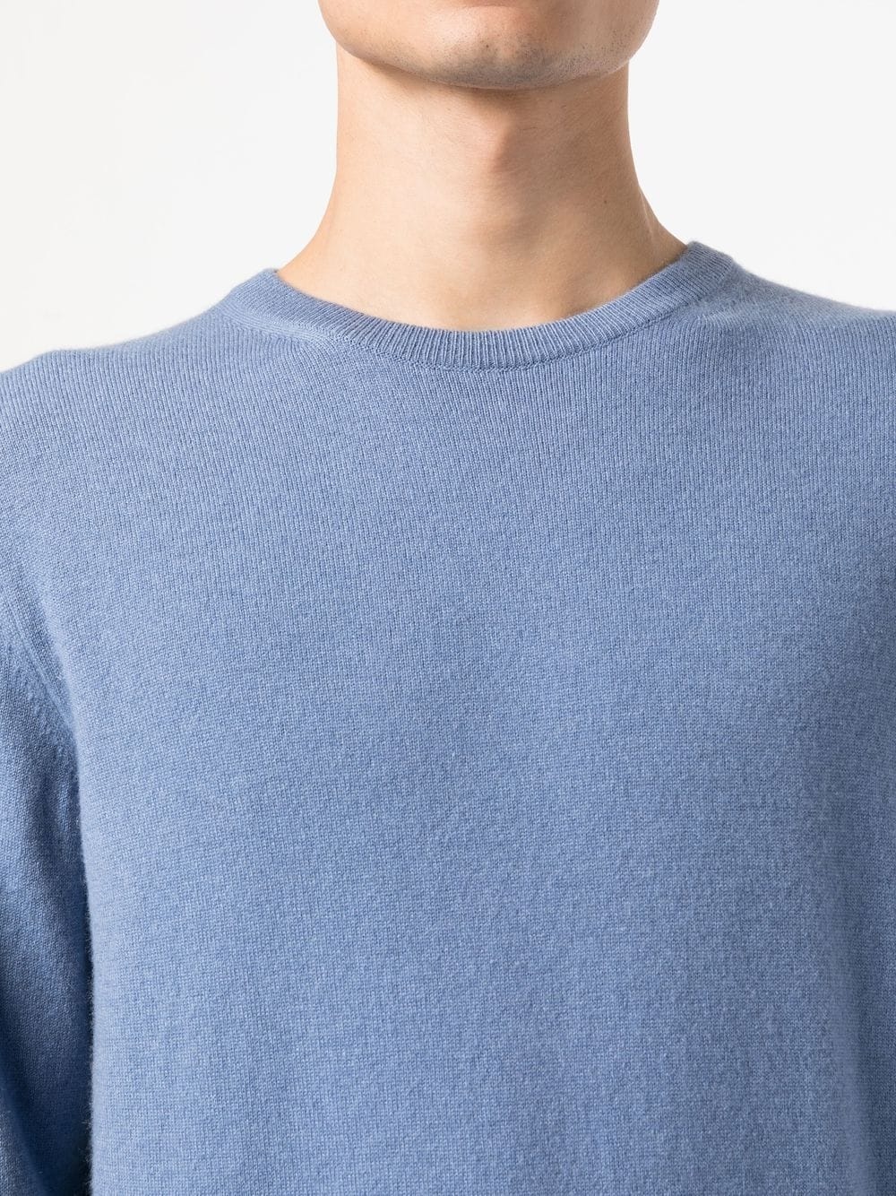 ribbed-knit crew neck sweater - 5