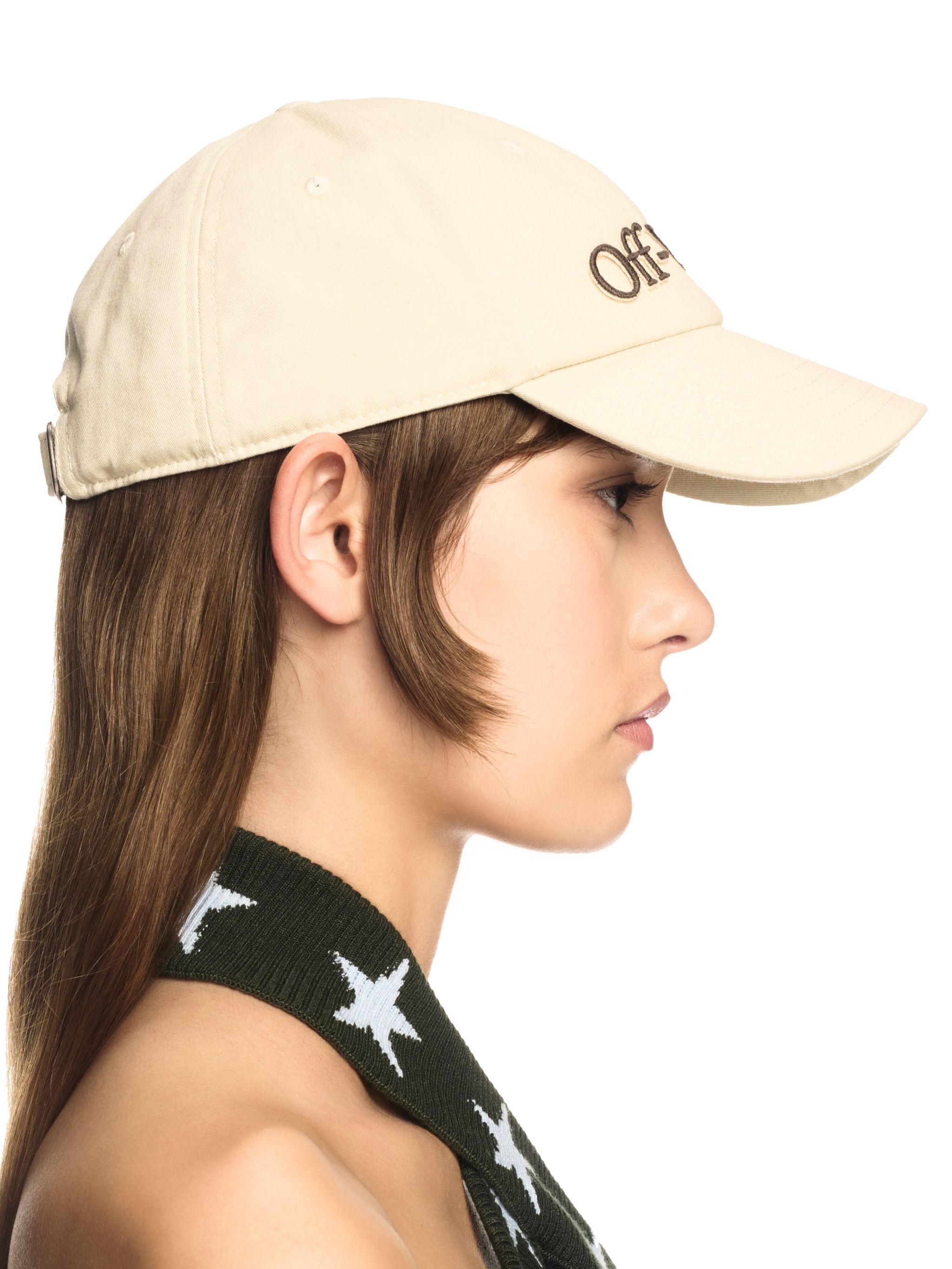 White Bookish Shadow Baseball Cap - 5