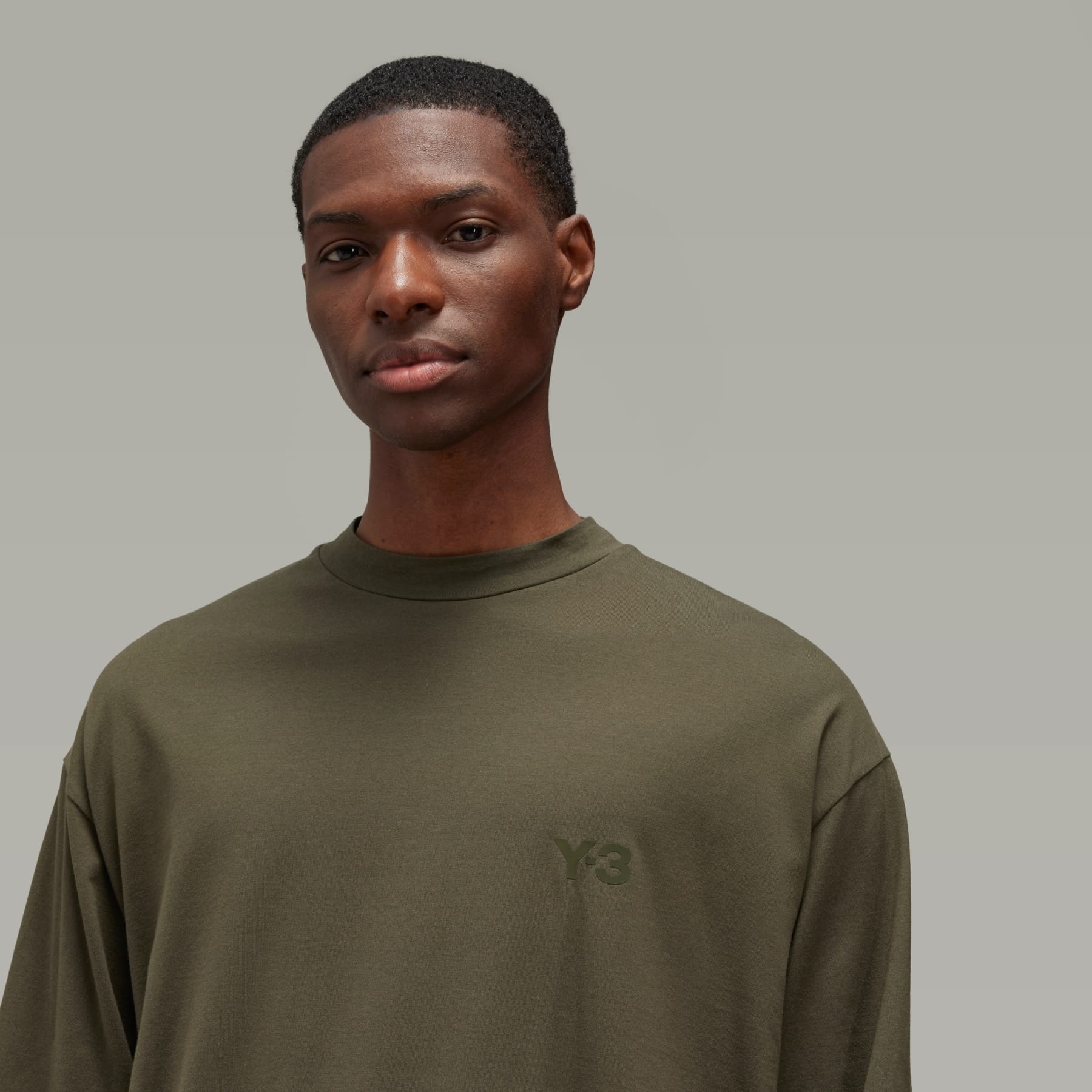 Y-3 Mock Neck Tee - 7