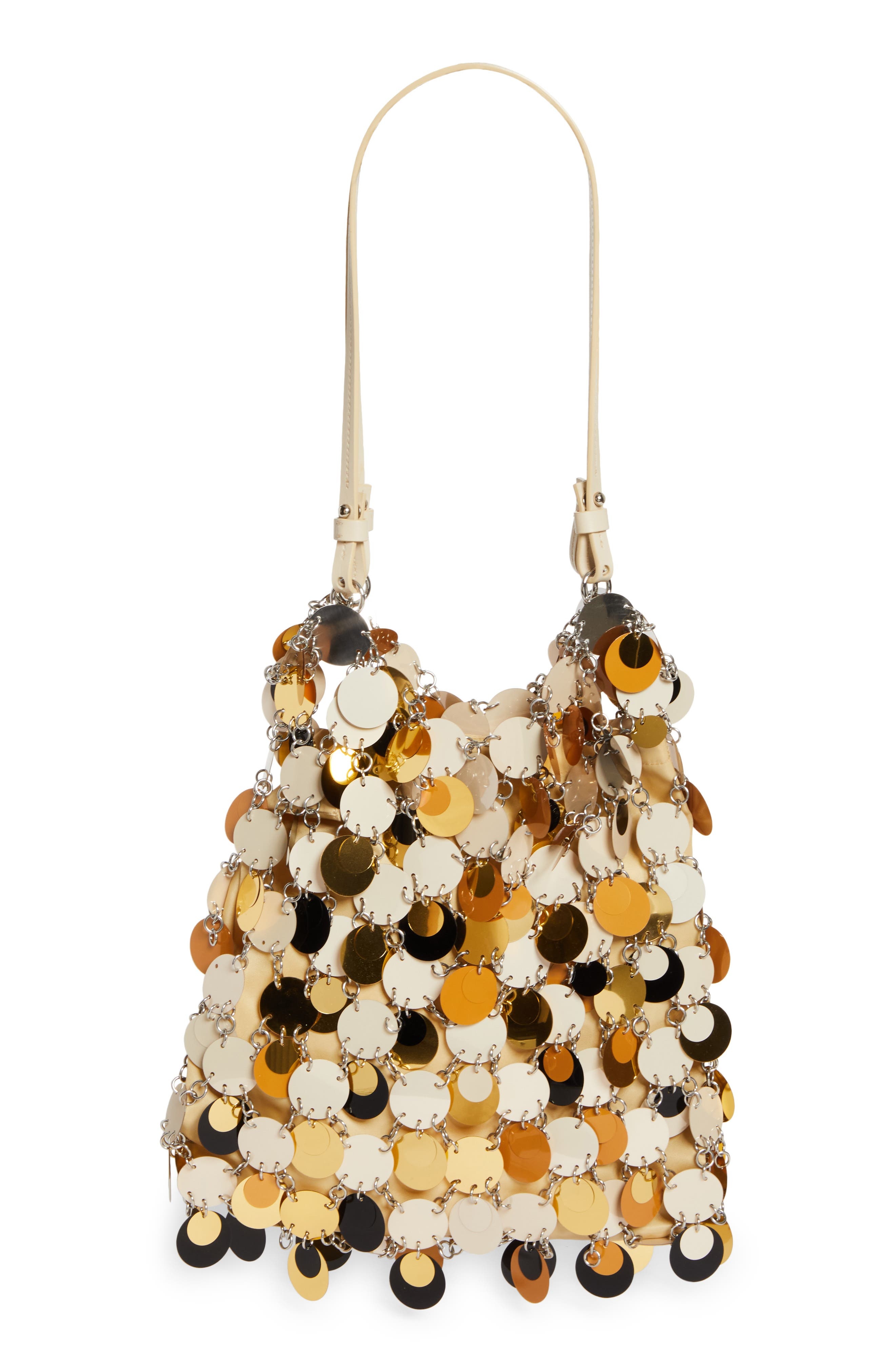 Rabanne Multi Disc Shoulder Bag in Guepard /Silver at Nordstrom - 3