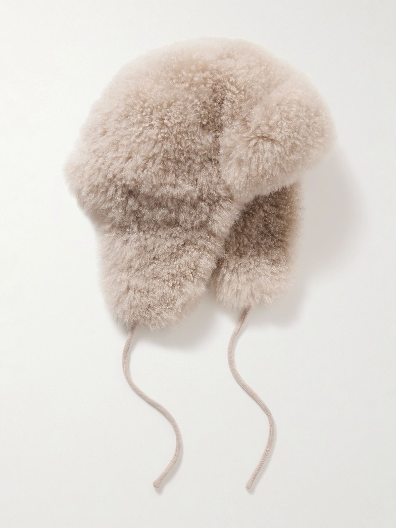 Chapka shearling hat Beige 1