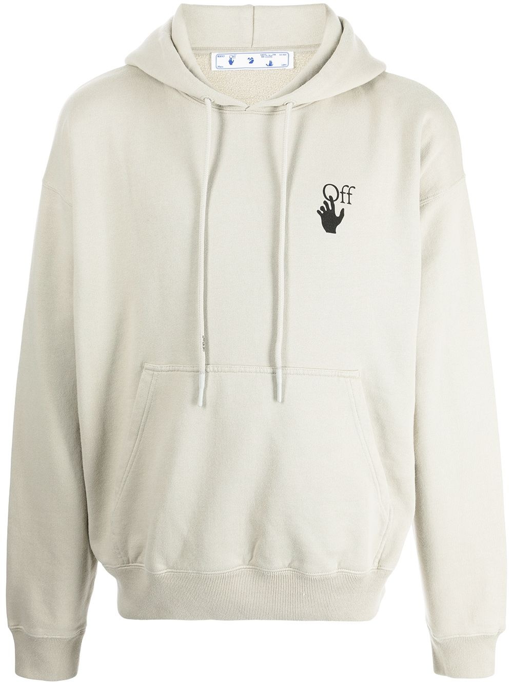 Bubble Arrow drawstring hoodie - 1