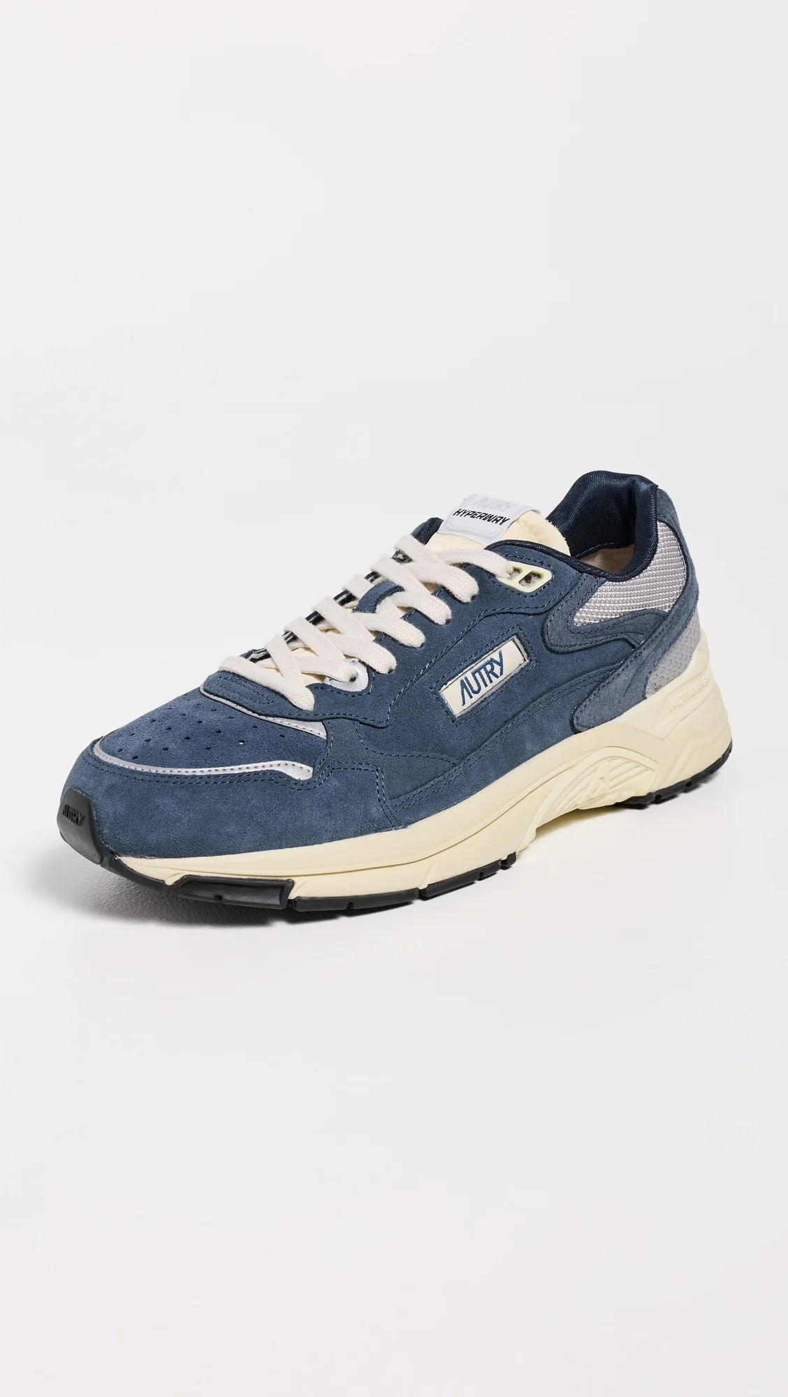 Hyperway Low Man Suede Mesh Sneakers - 1