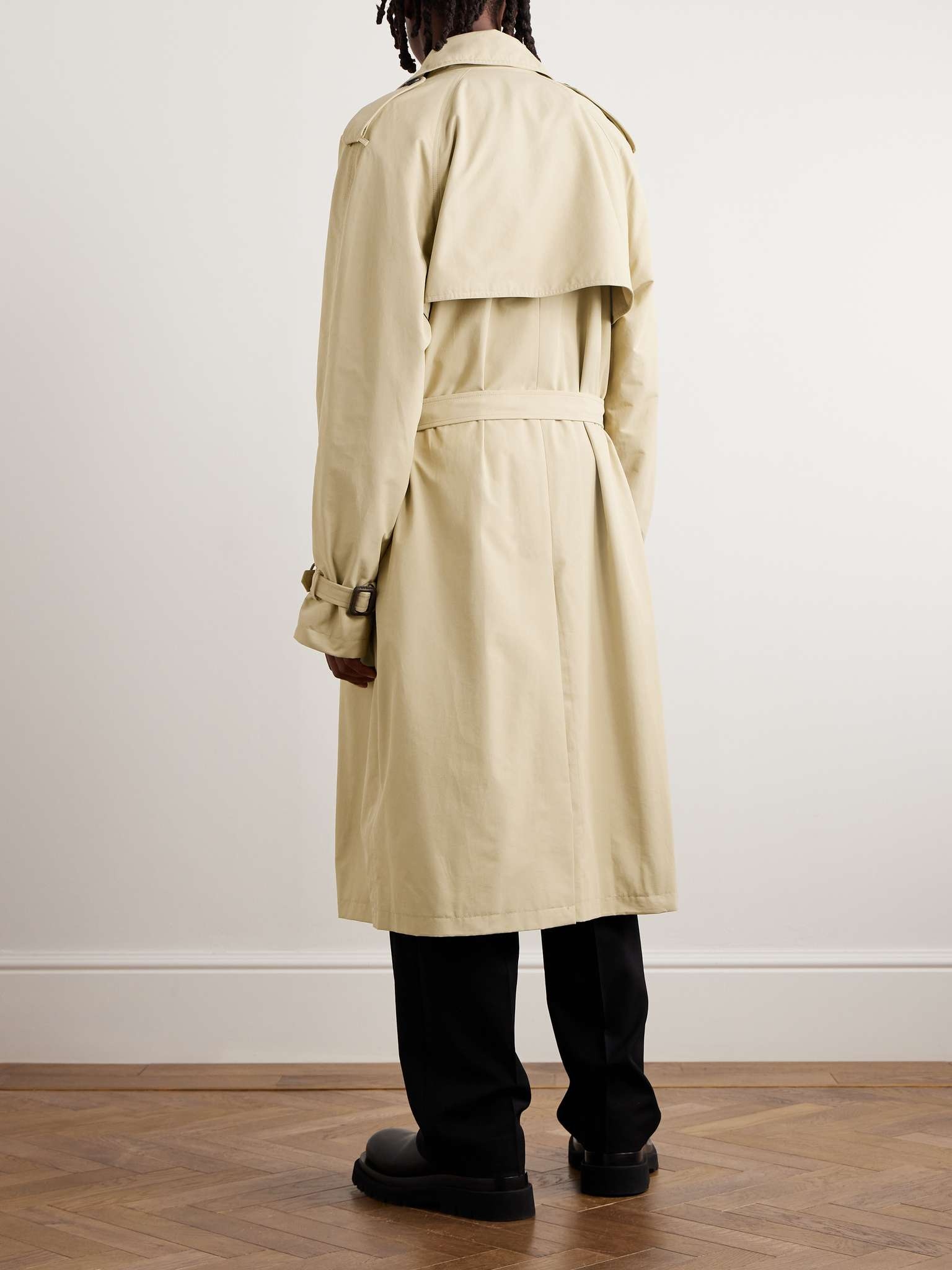 Kieran Double-Breasted Cotton-Blend Coat - 4