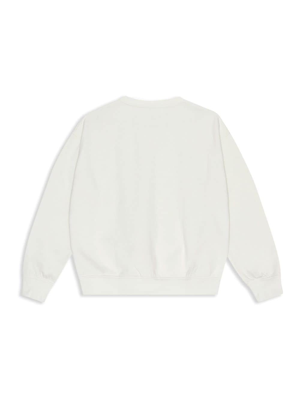 logo-print cotton sweatshirt - 6