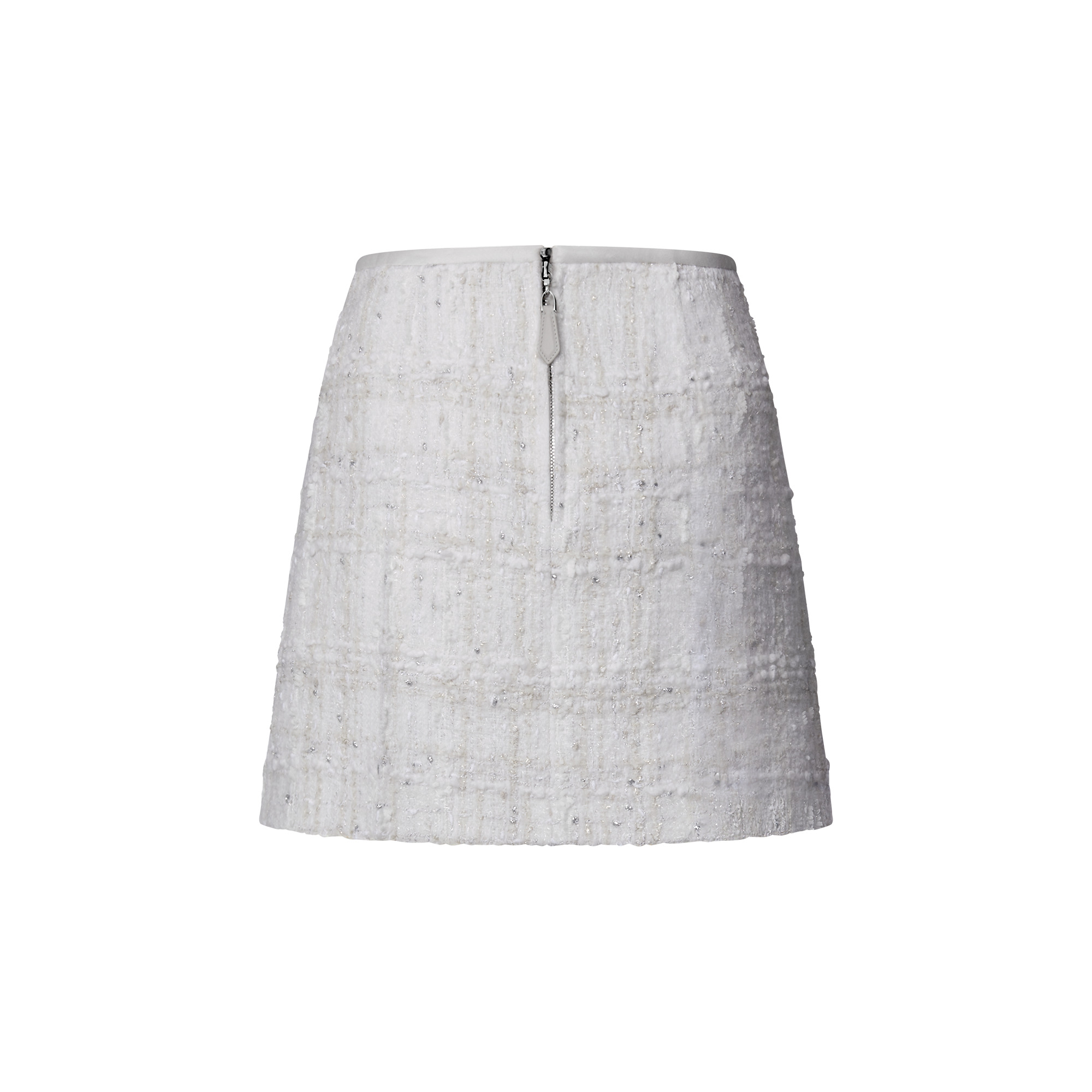 Lurex Tweed Mini Skirt - 2